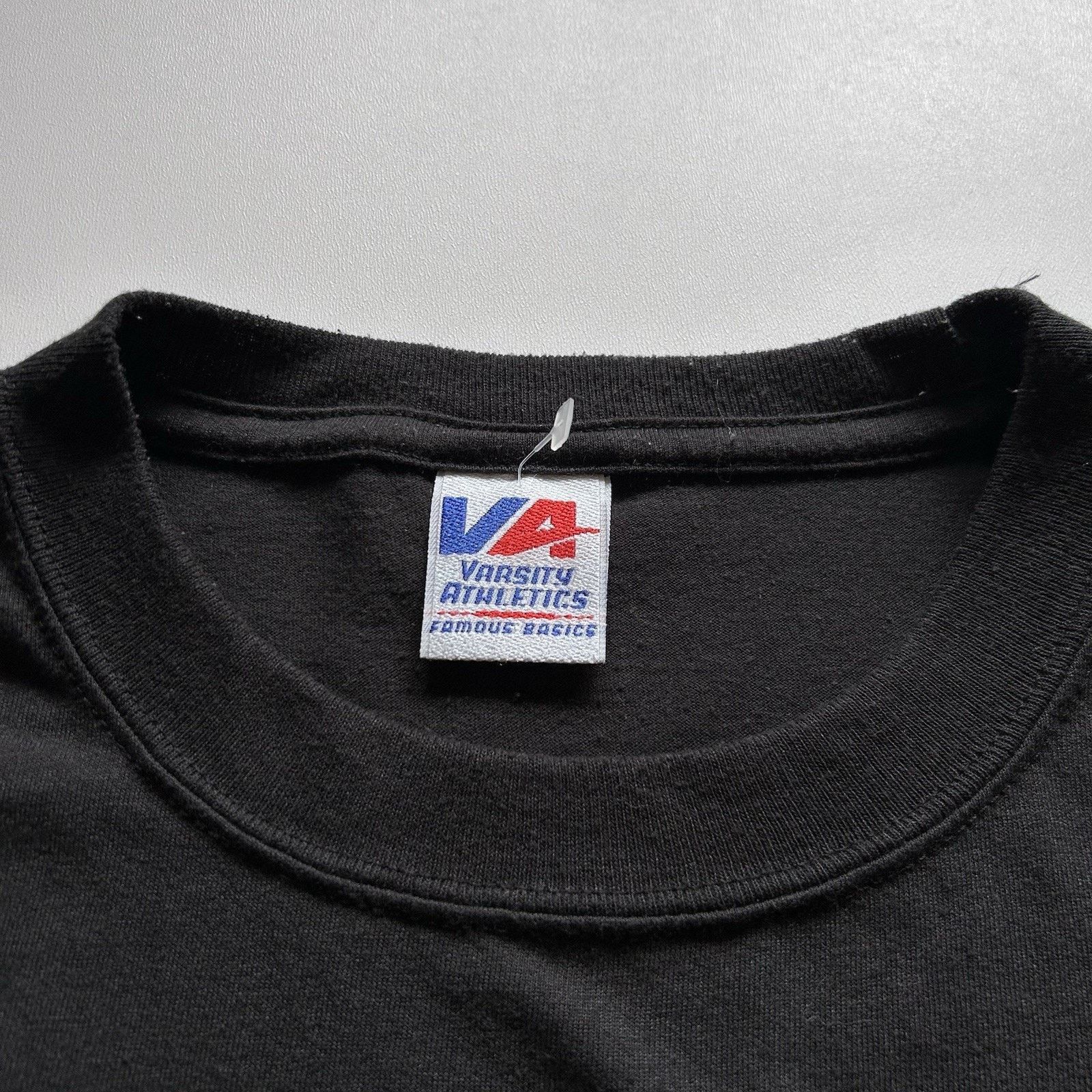 Vintage Vintage Y2K Sun Faded Black Blank Basic T Shirt Large Rare Size US L / EU 52-54 / 3 - 3 Thumbnail