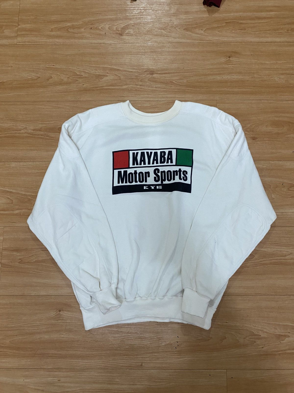 Japanese Brand Rare!! Kayaba motor sport sweatshirt japan KYE Size US M / EU 48-50 / 2 - 1 Thumbnail