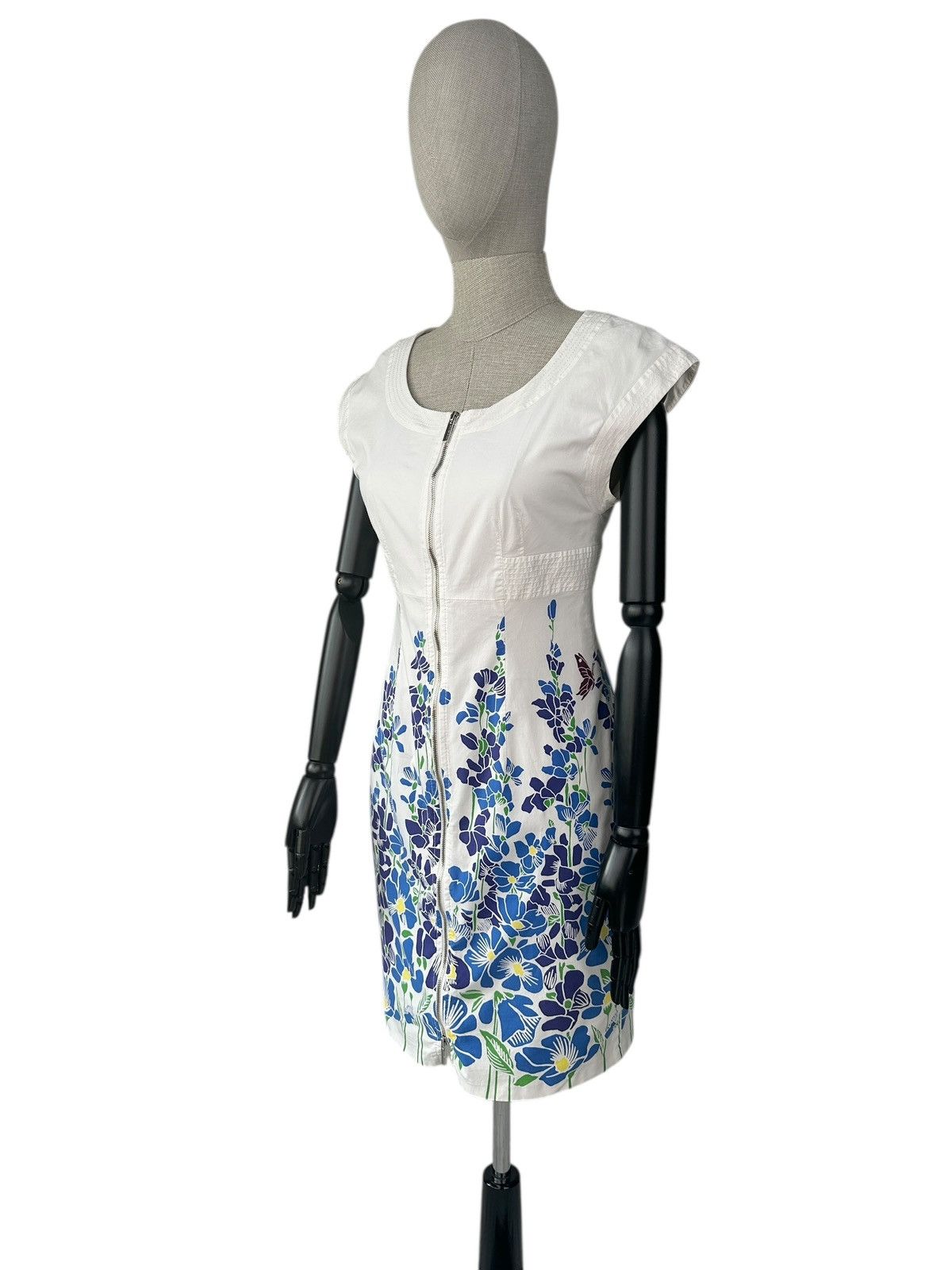 Karen Millen KAREN MILLEN Floral Print Zip Sheath Dress UK 12 Size M / US 6-8 / IT 42-44 - 3 Thumbnail