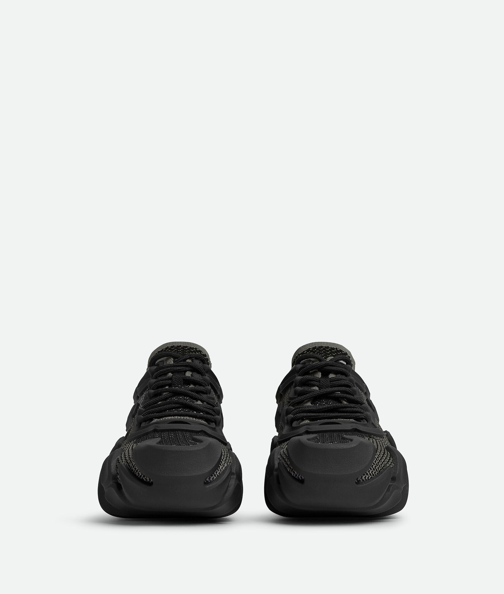Bottega Veneta o1bcso1str0925 Flex Sneakers in Light Graphite/Black Size US 12 / EU 45 - 2 Thumbnail