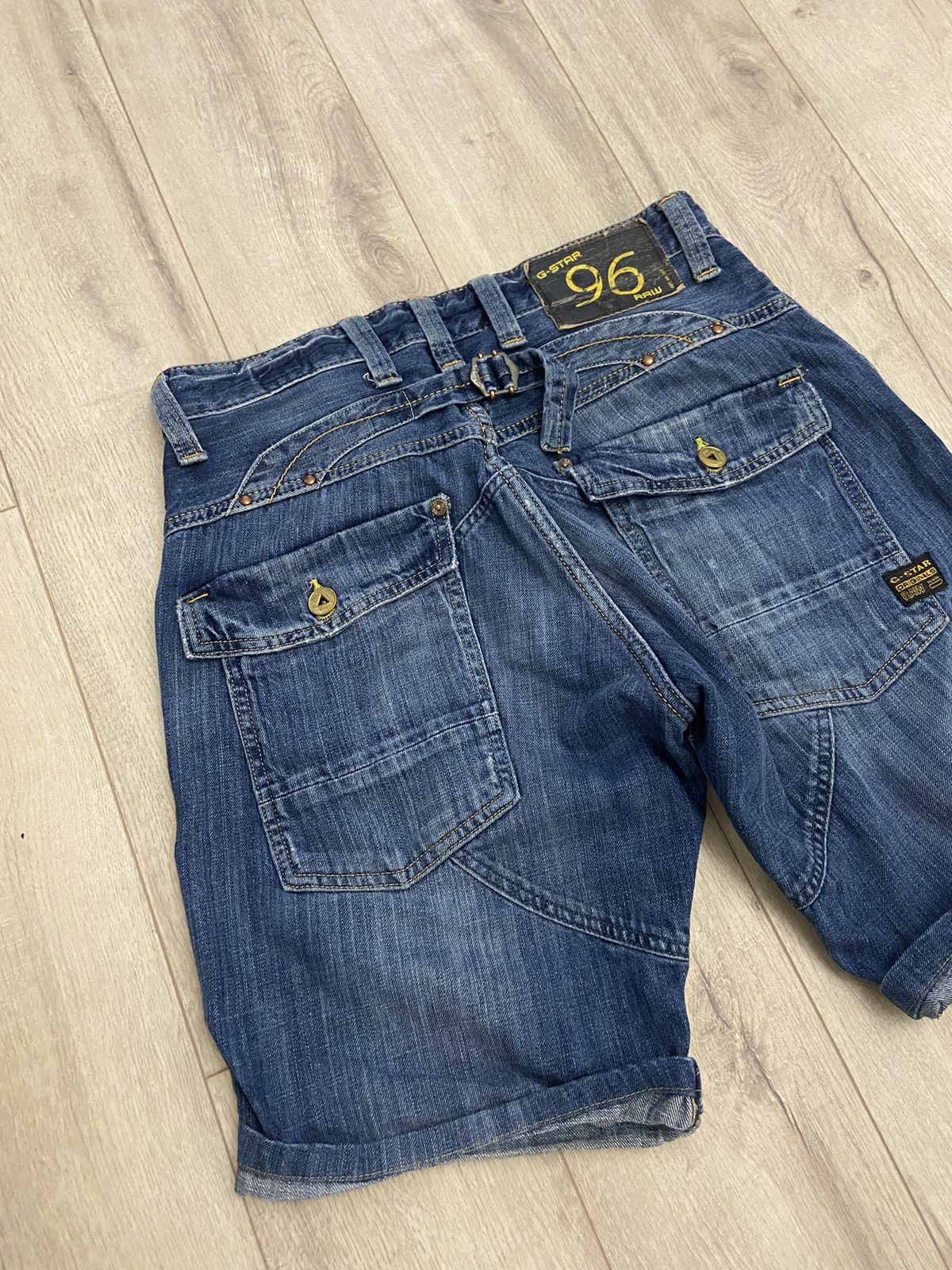 G-Star × Vintage G star Vintage Cargo Shorts 90’s y2k Size US 32 / EU 48 - 4 Thumbnail