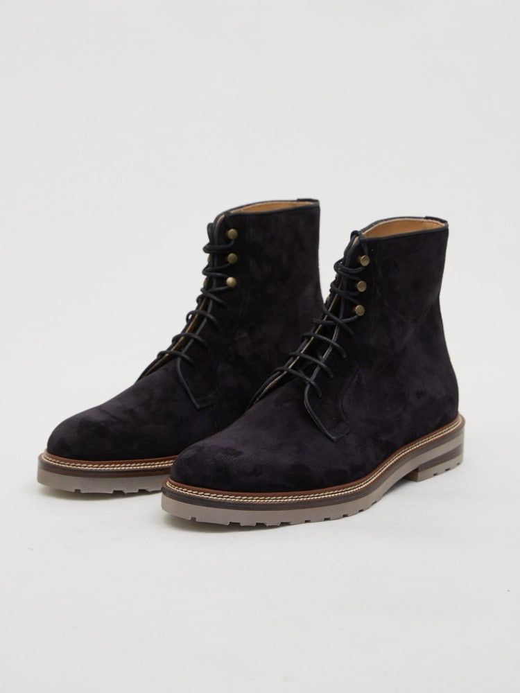 Brunello Cucinelli o1w1db10825 Pair Of Ankle Boots in Black Size US 12 / EU 45 - 1 Preview