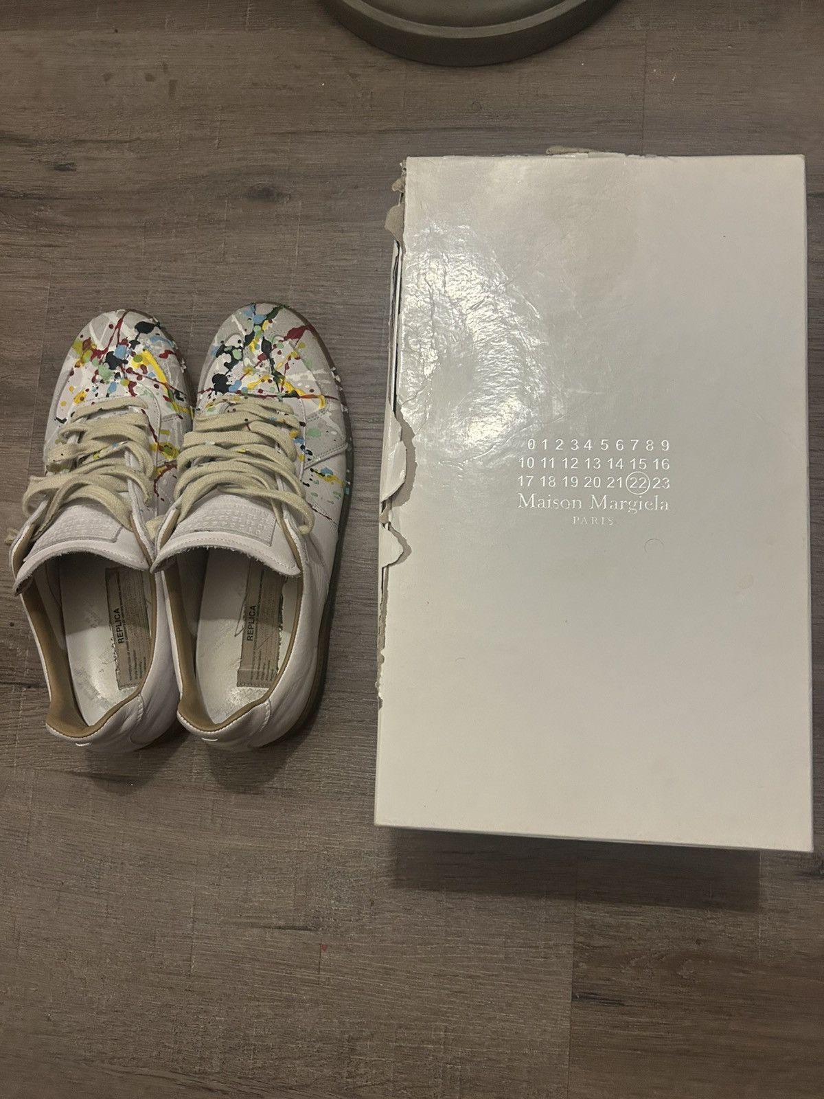 Maison Margiela Maison Margiela Paint Splatter Size US 9 / EU 42 - 1 Thumbnail