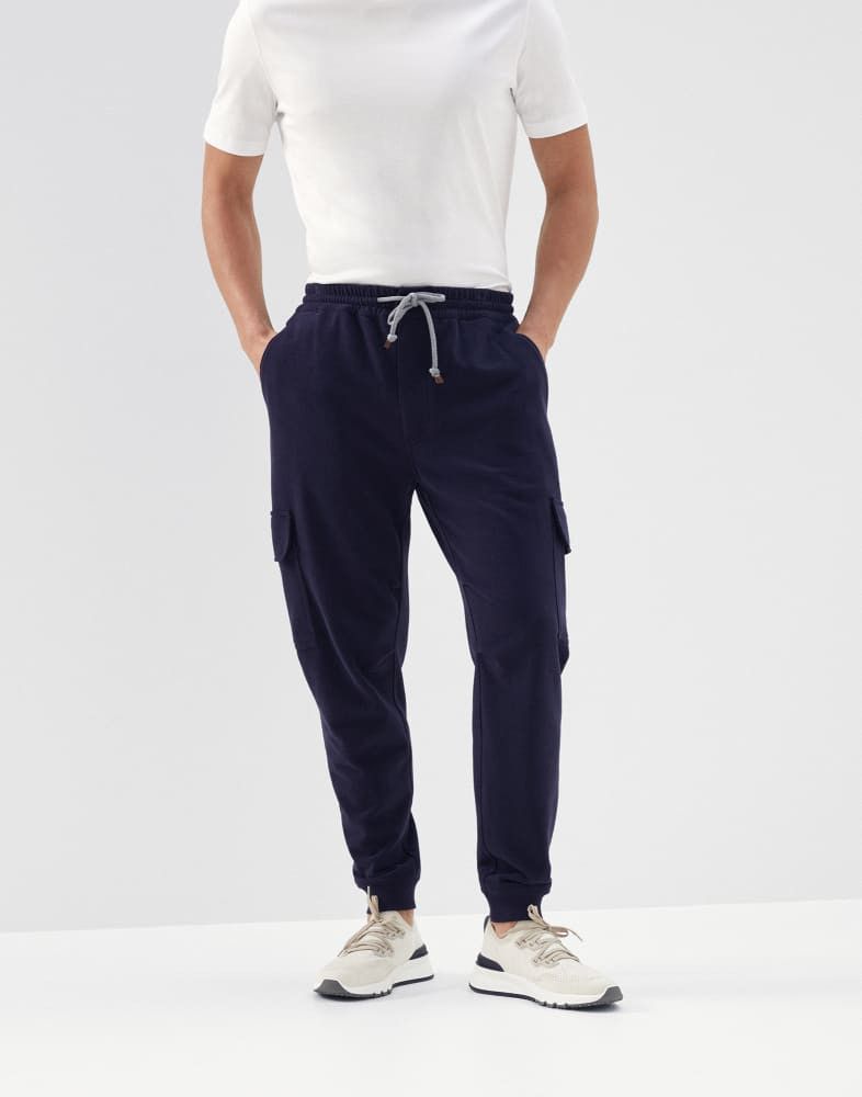 Brunello Cucinelli o1w1db10924 Pant in Blue Size US 30 / EU 46 - 1 Thumbnail