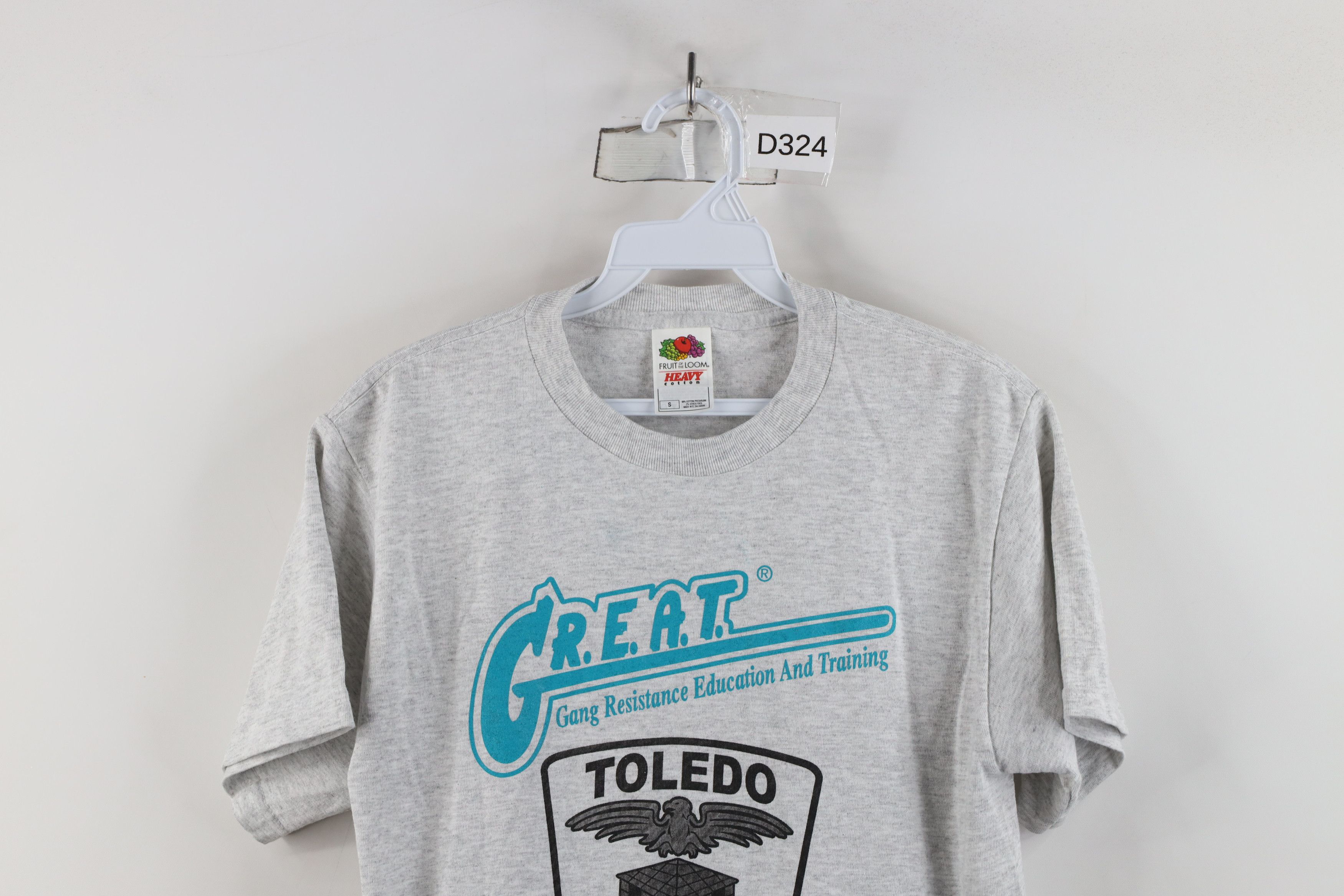 Vintage Vintage 90s Gang Resistance Toledo Ohio Police T-Shirt Gray Size US S / EU 44-46 / 1 - 2 Thumbnail