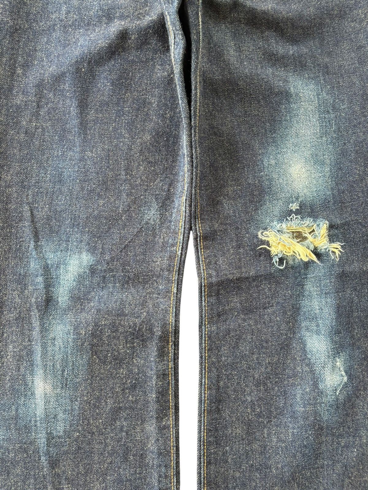 Other Vintage 90s Bobson 530 Raw Denim Distress Flare Jeans Size US 27 - 4 Thumbnail