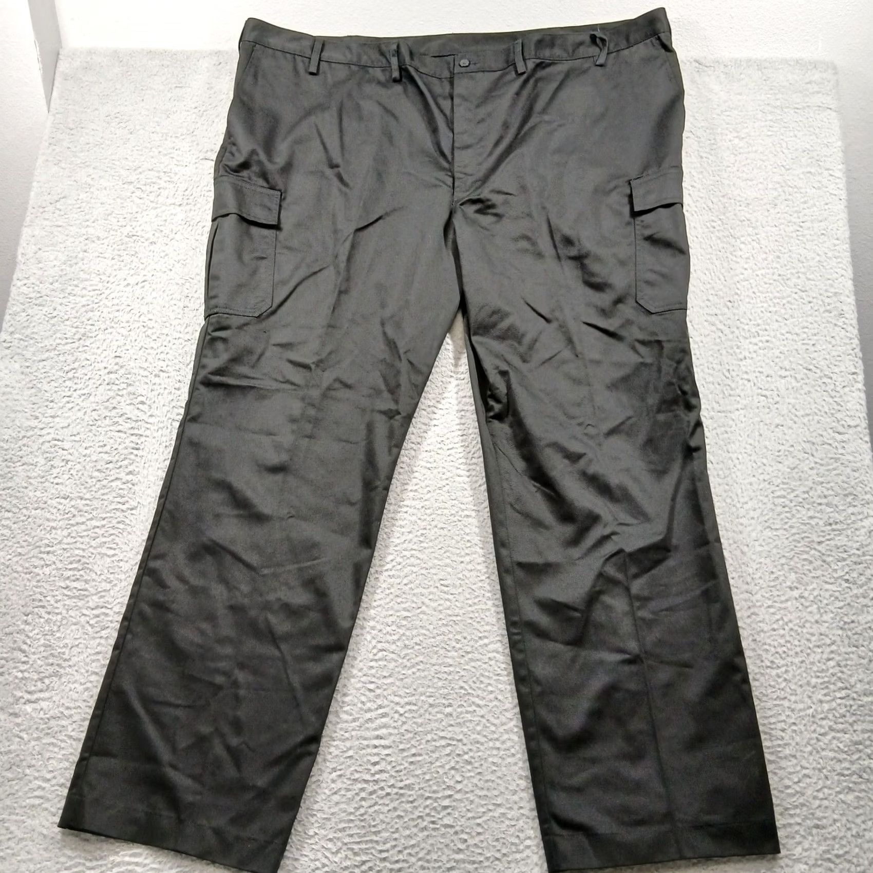 Vintage VINTAGE? Edwards Tuff-Tested Men's Utility Chino Cargo Pants Black NWT 52x34 Crew? Size US 36 / EU 52 - 2 Thumbnail