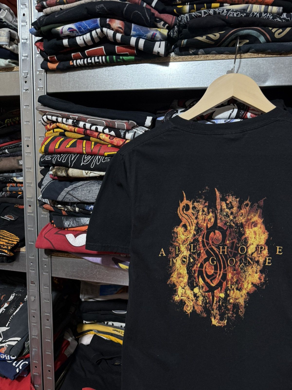 Band Tees Vintage 2000’s Slipknot All Hope Is Gone Rock Band T-Shirt Size US XS / EU 42 / 0 - 4 Thumbnail