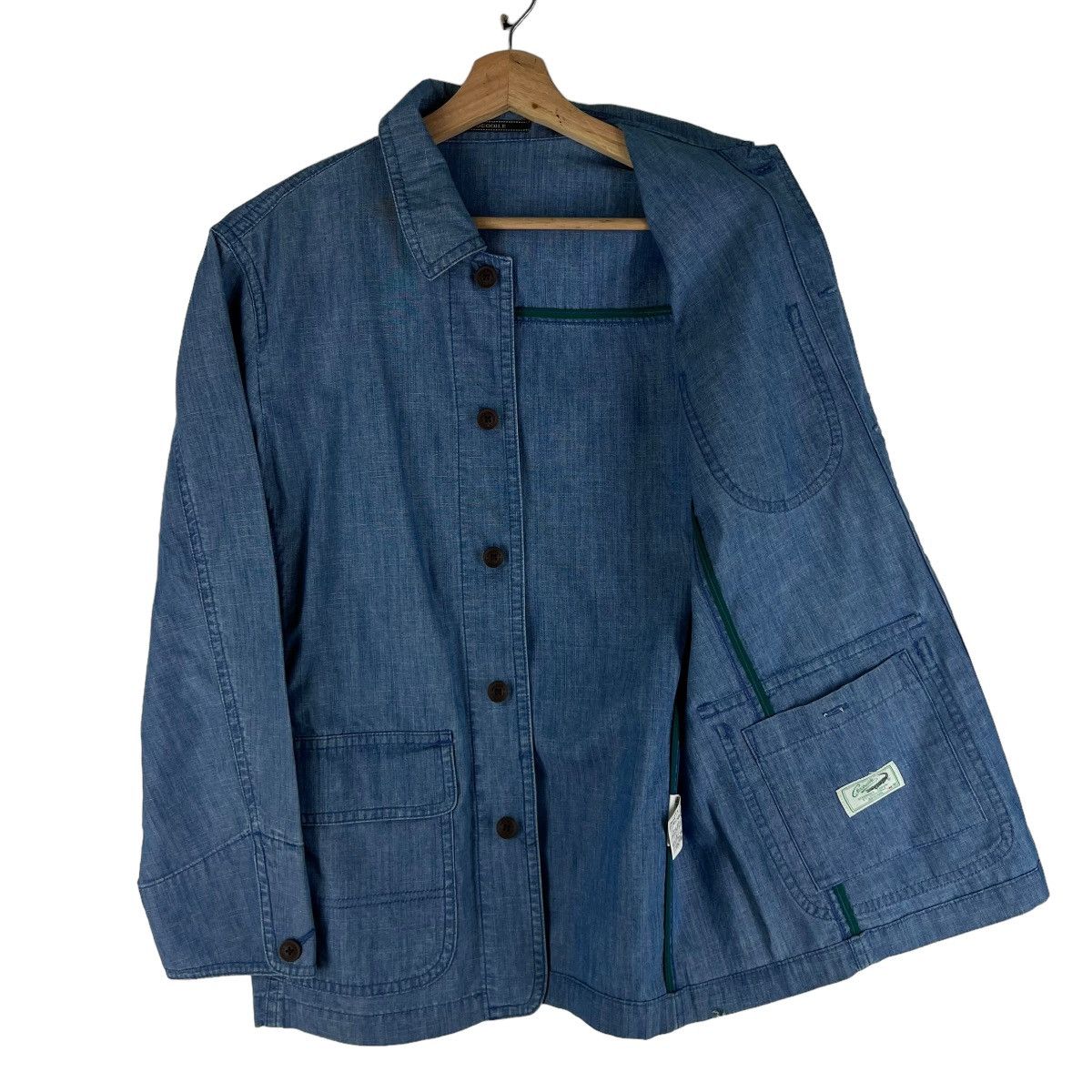 Other 🔥VINTAGE CHORE WORK JACKET CROCODILE POCKET ISSEY MIYAKE Size US M / EU 48-50 / 2 - 7 Thumbnail