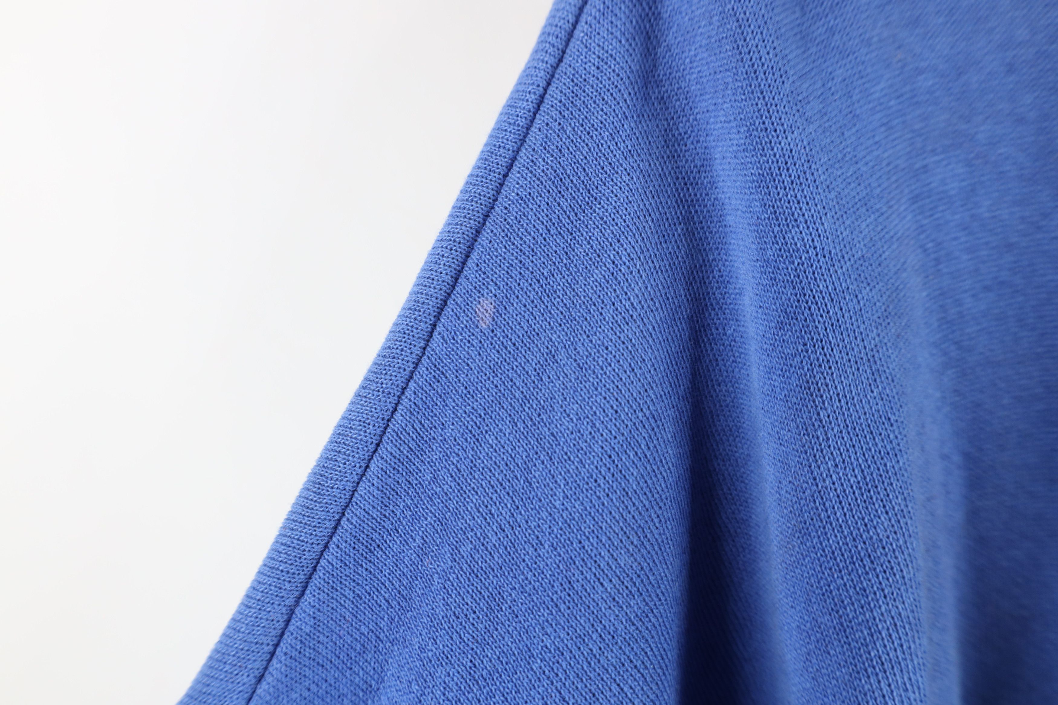 Vintage Vintage 90s Streetwear Thin Blank Sweatshirt Royal Blue USA Size US XL / EU 56 / 4 - 12 Thumbnail