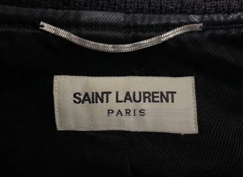 Saint Laurent Paris Saint Laurent Paris Black Ink Splatter Jacket Size US L / EU 52-54 / 3 - 3 Thumbnail