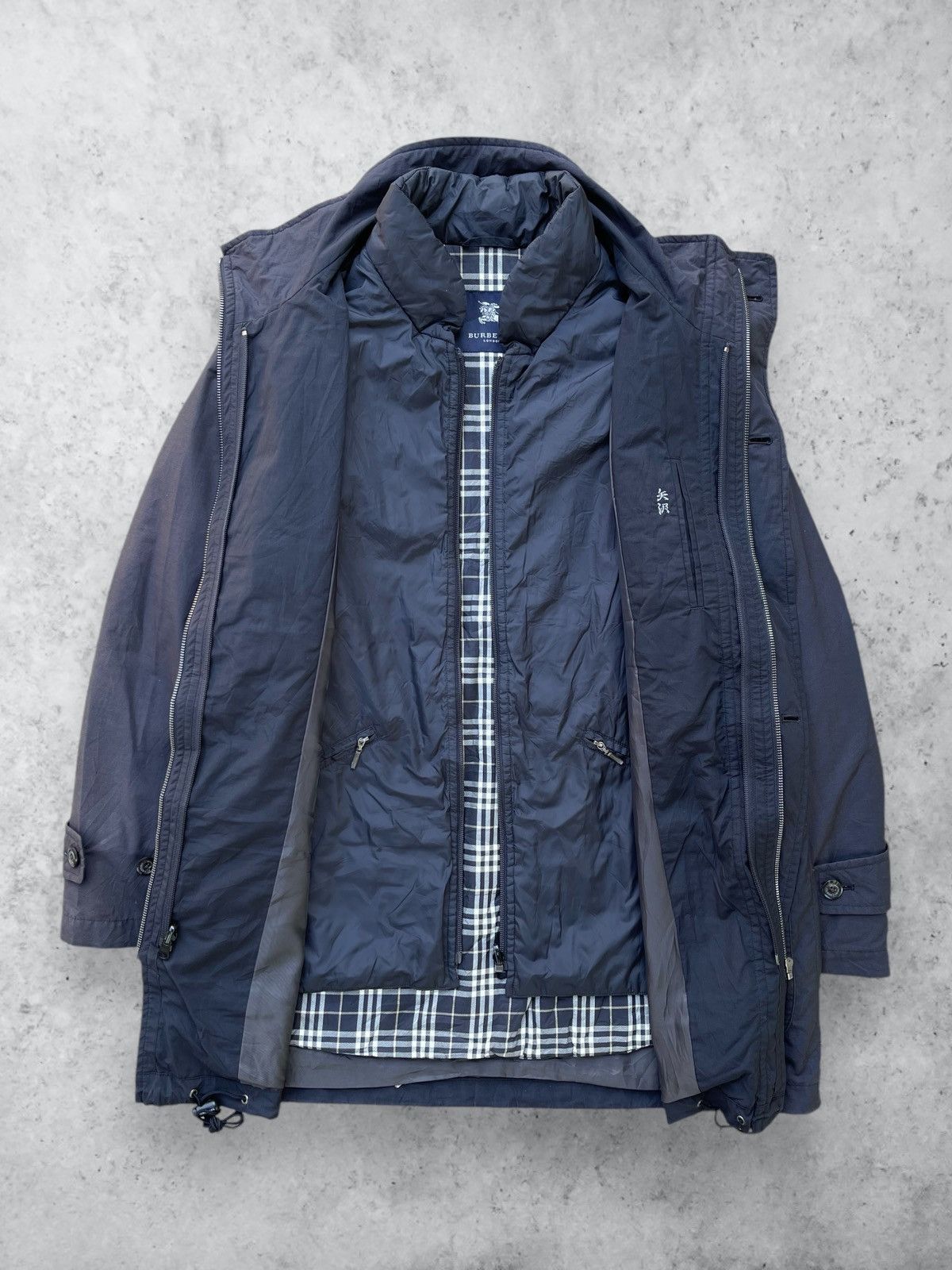 Burberry 🔥Vintage Burberry Double Layer Nova Check Coat/Jacket Size US M / EU 48-50 / 2 - 3 Thumbnail