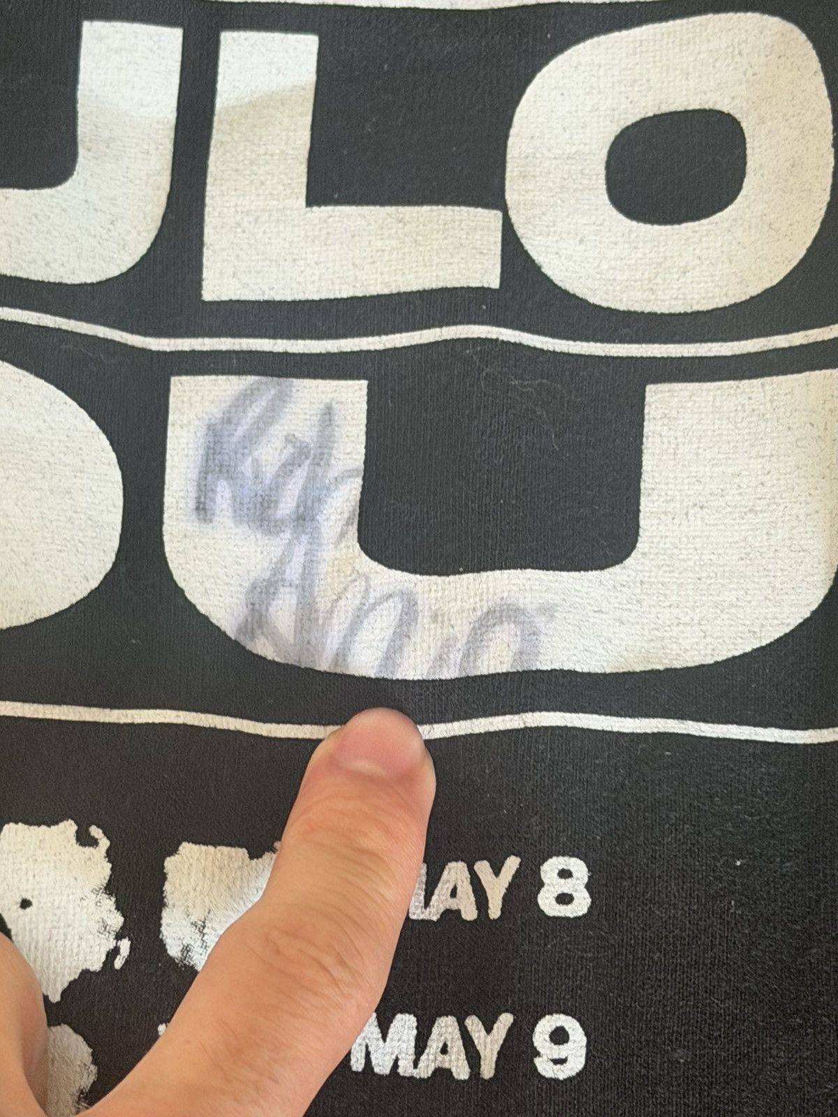 Other Rich Amiri “Ghetto Fabulous Tour” Signed Hoodie Black Medium Size US M / EU 48-50 / 2 - 4 Thumbnail