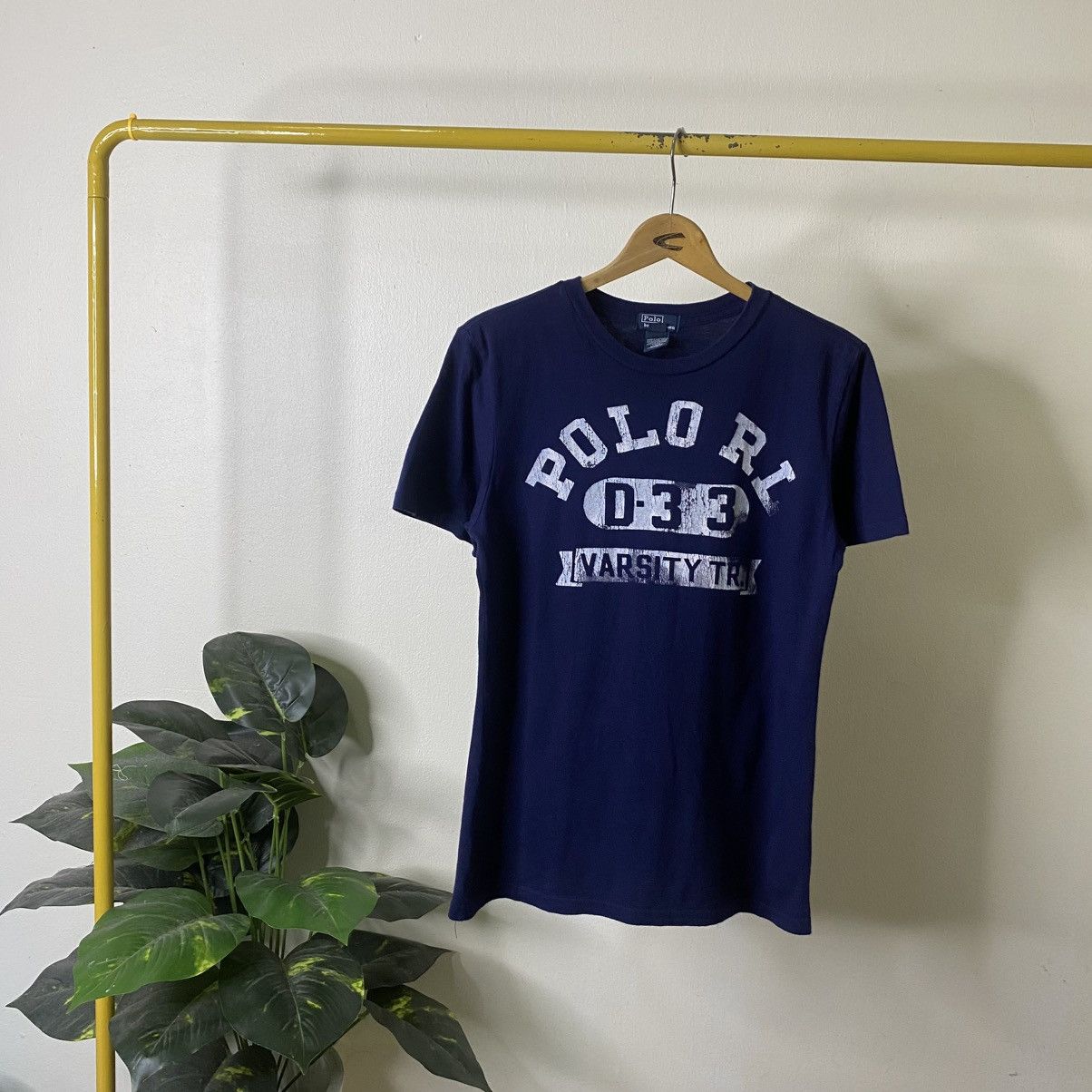 Polo Ralph Lauren Vintage Y2K Polo RL Varsity T Shirt Size US S / EU 44-46 / 1 - 1 Thumbnail