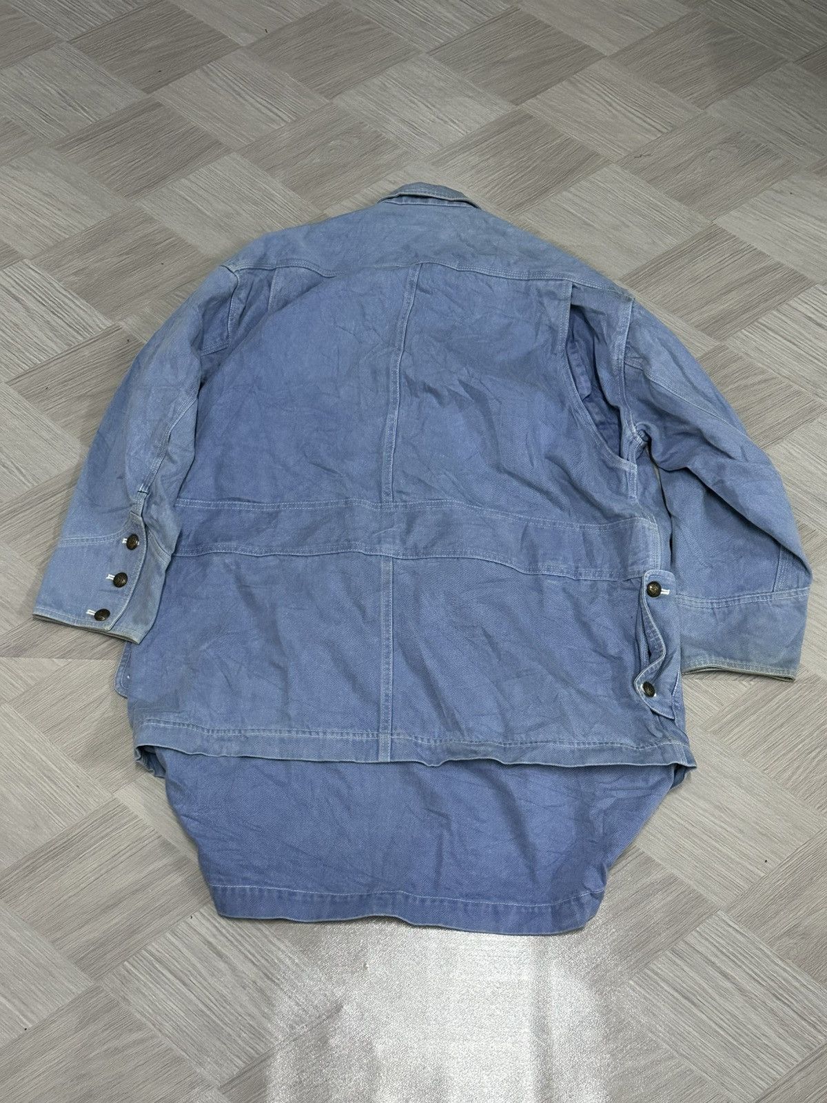 Hai Sporting Gear × Issey Miyake 1990 - Hai Sporting Gear Denim Cargo Jacket (Issey Miyake) Size US XL / EU 56 / 4 - 23 Thumbnail