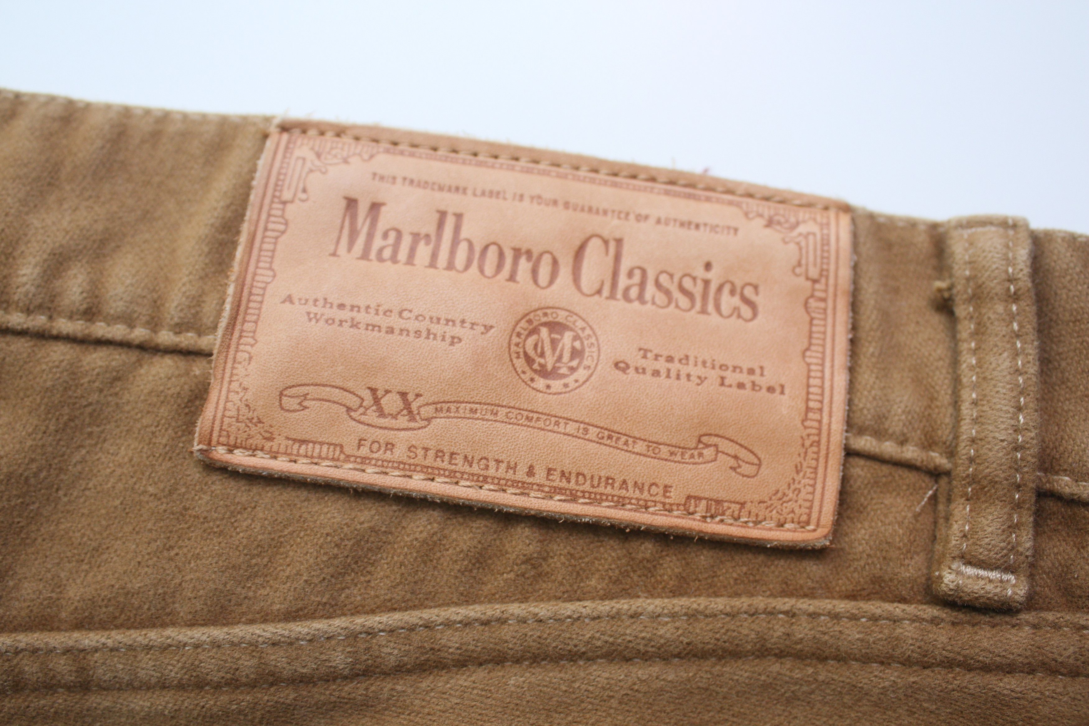 Marlboro Classics Marlboro Classics Mustard Beige Vintage Velvet Pant W34L34 Size US 34 / EU 50 - 6 Thumbnail