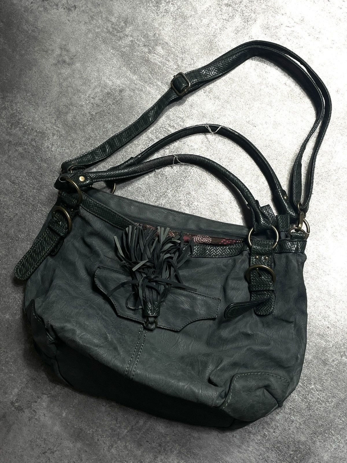 Vintage 🔥RARE🔥Vintage Y2K Leather Bag Rare Size ONE SIZE - 1 Thumbnail