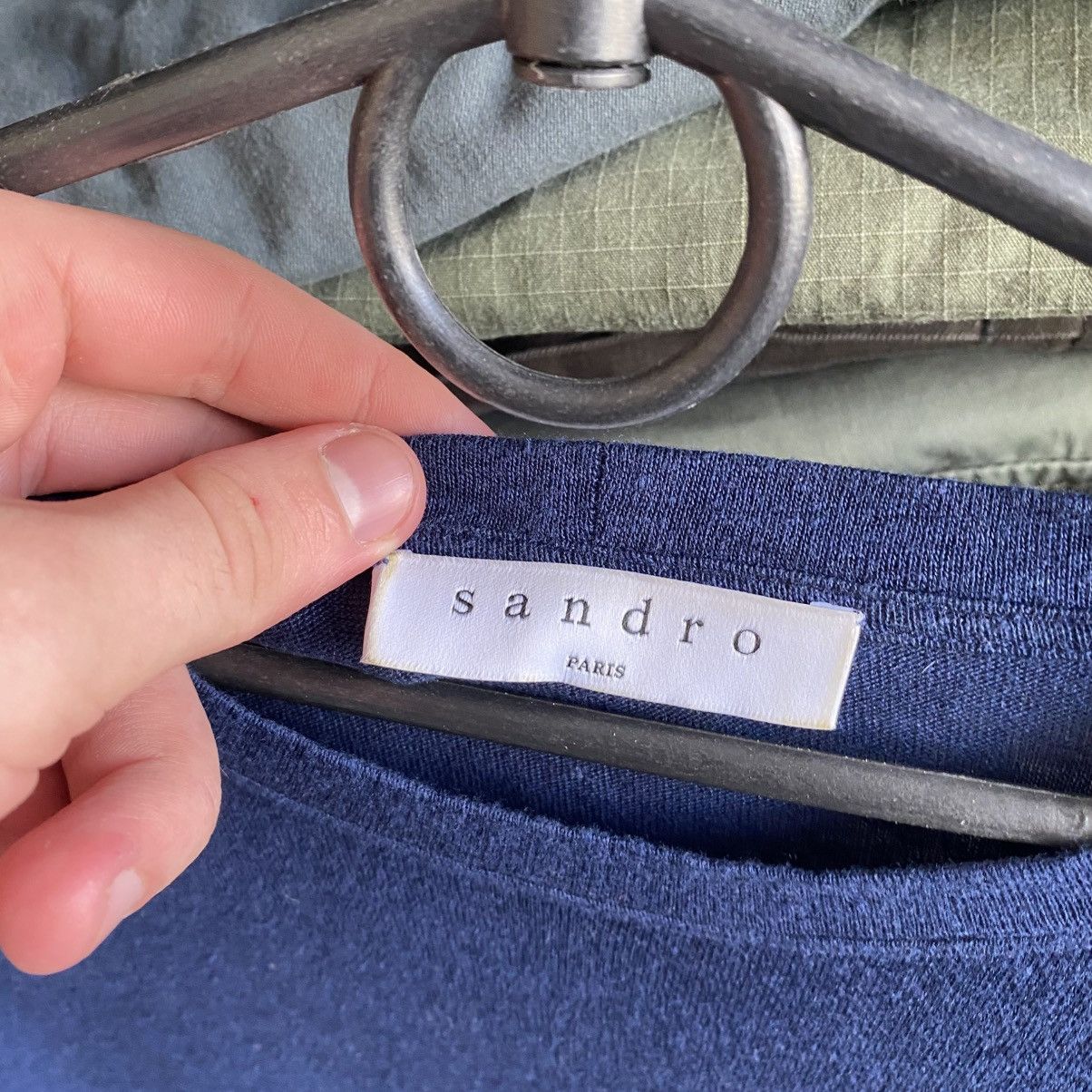 Sandro Luxury Sandro Paris Basic Designer streetwear oldmoney tee Size US M / EU 48-50 / 2 - 3 Thumbnail