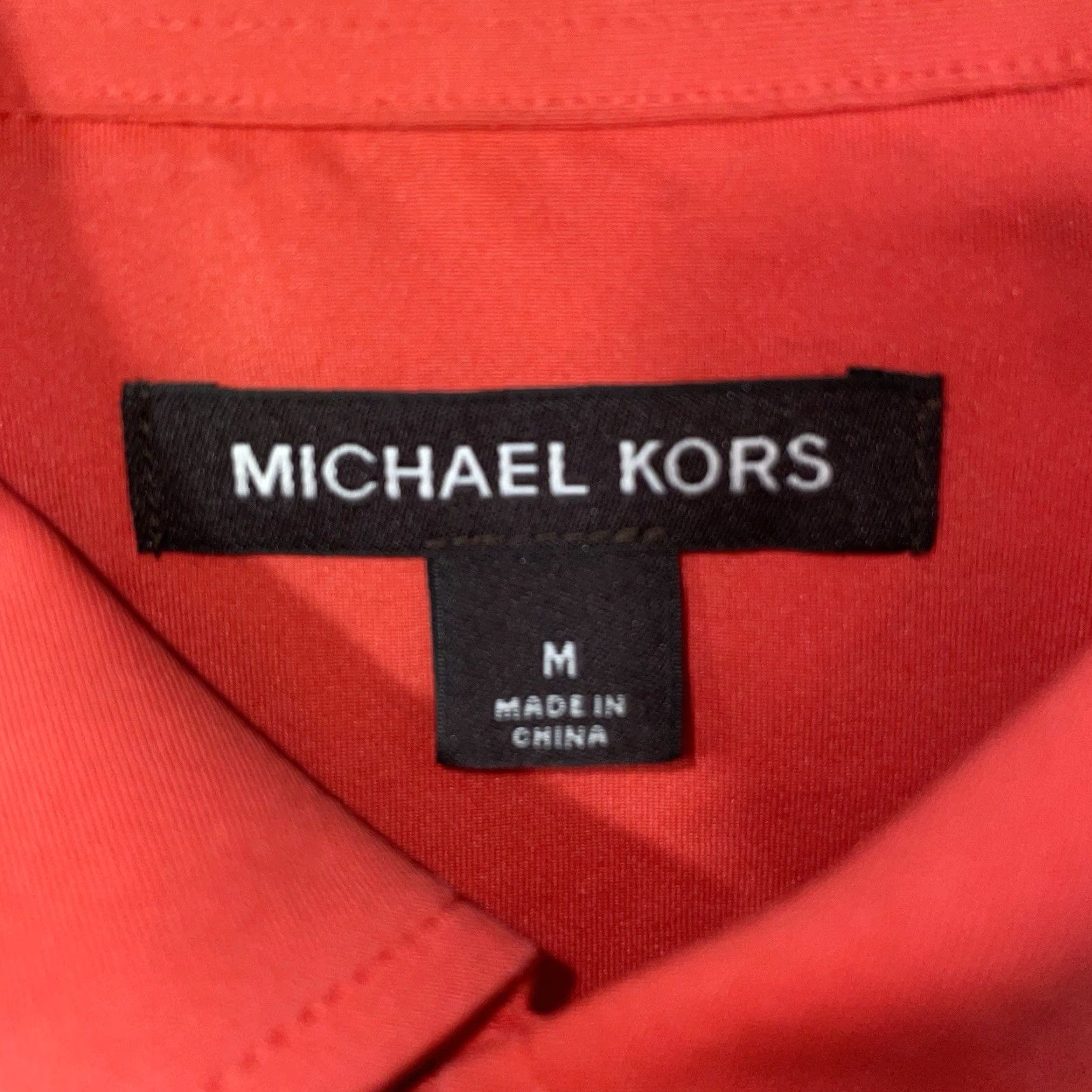 Michael Kors Michael Kors Polo Shirt Mens Athletic Stretchy Size M Pink Red Polo Shirt Mens Athletic Size US M / EU 48-50 / 2 - 4 Thumbnail