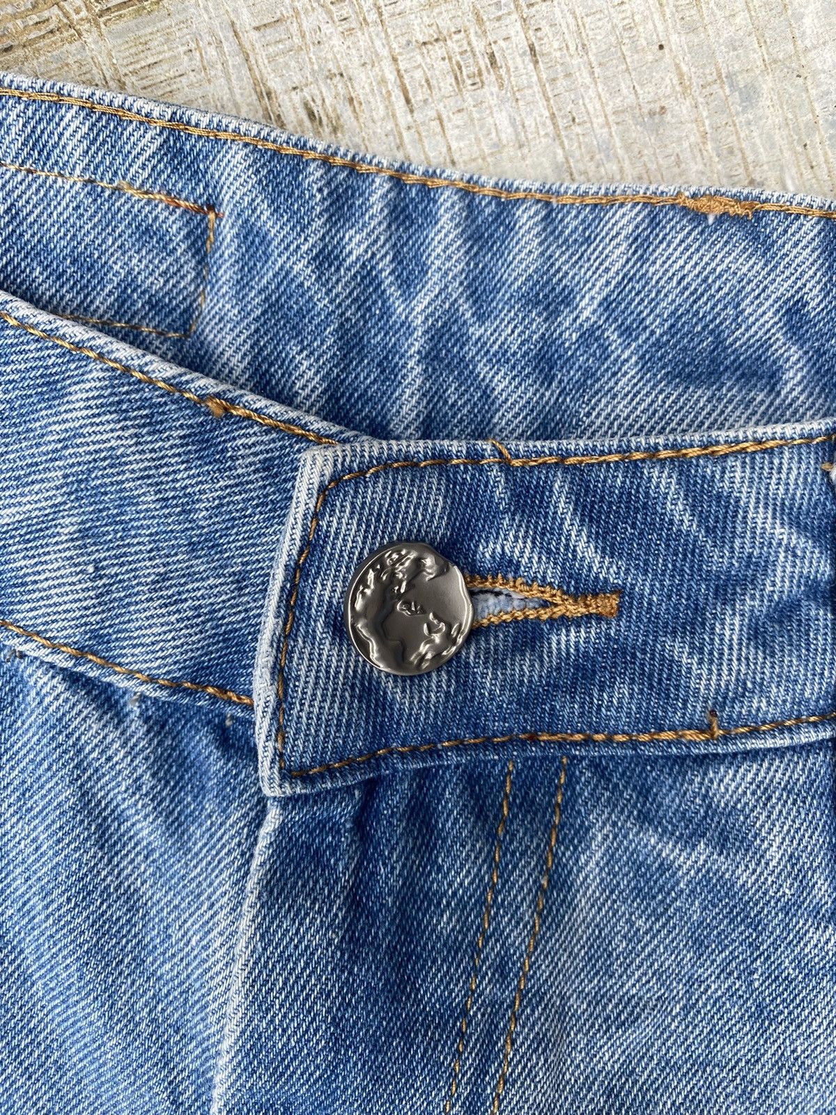 Japanese Brand New Wave Street Culture By Inflation Baggy Jeans Size US 30 / EU 46 - 6 Thumbnail