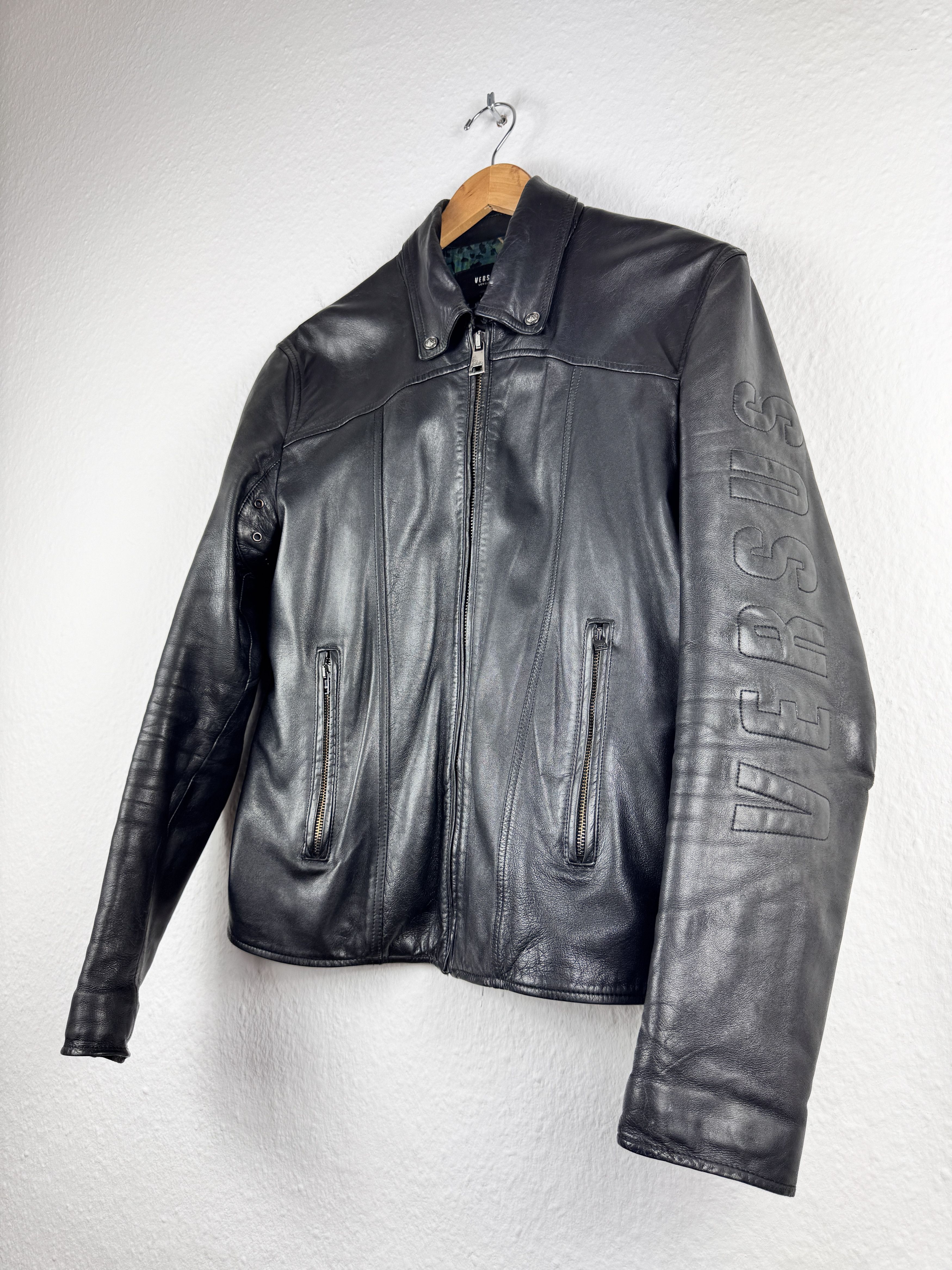 ジャケット・アウター ZAYN X VERSUS (Versus Versace) Versus Versace Zayn x Versus Vegan Leather Biker Jacket
