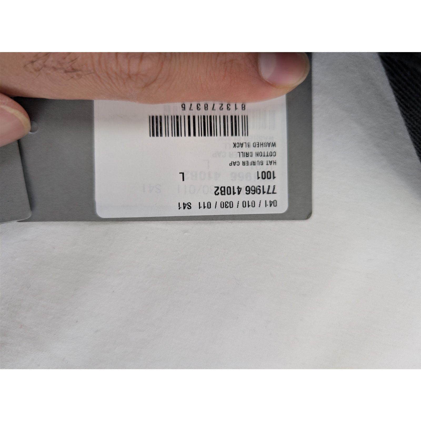 Balenciaga o1rshd1 Q:2 / Size: L / Cotton Drill Hat Burfer Cap / Hat Size ONE SIZE - 13 Thumbnail