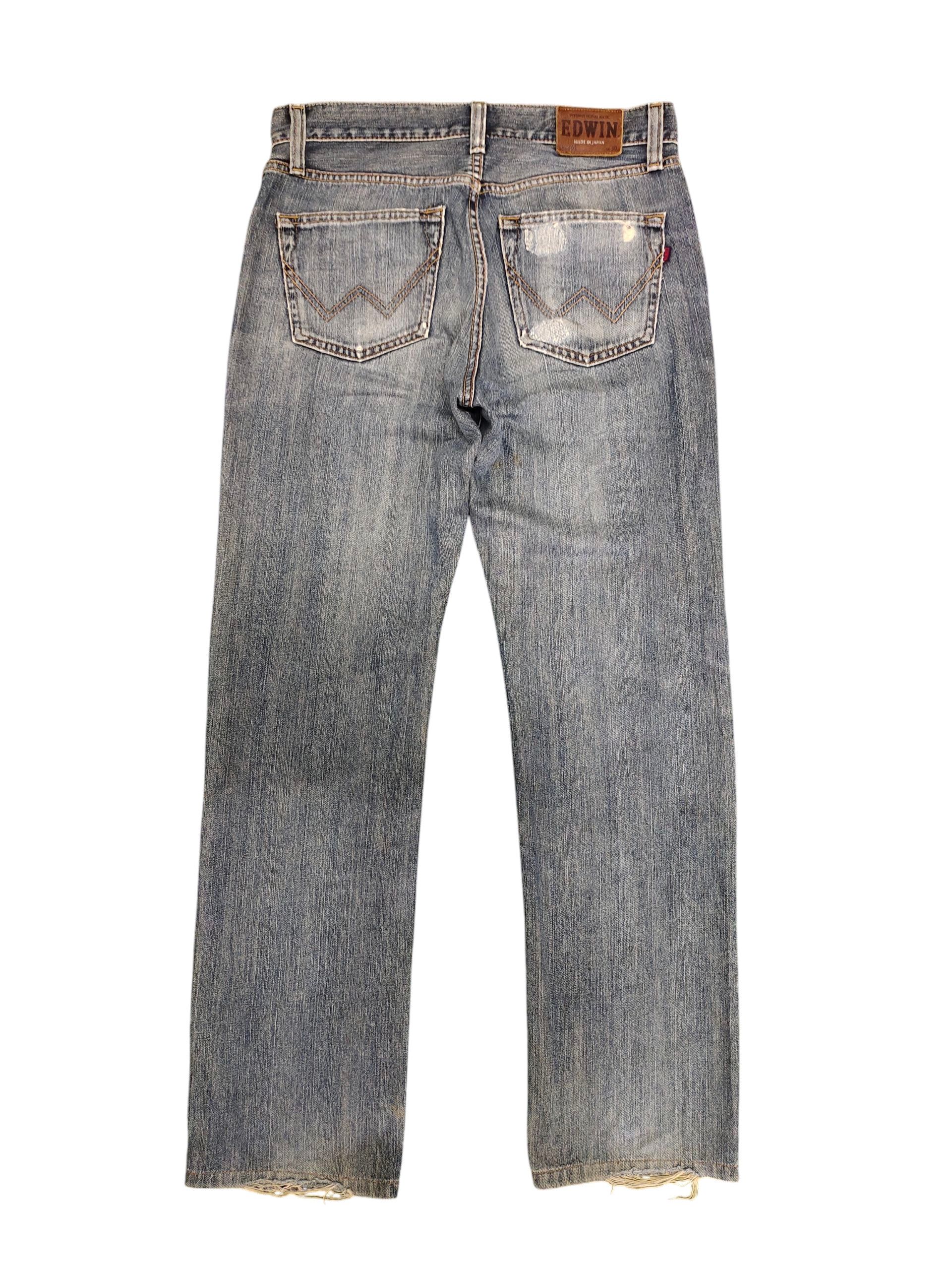 Kapital Vintage Edwin 403 Clawmark Distress Denim Jeans Size US 30 / EU 46 - 8 Thumbnail