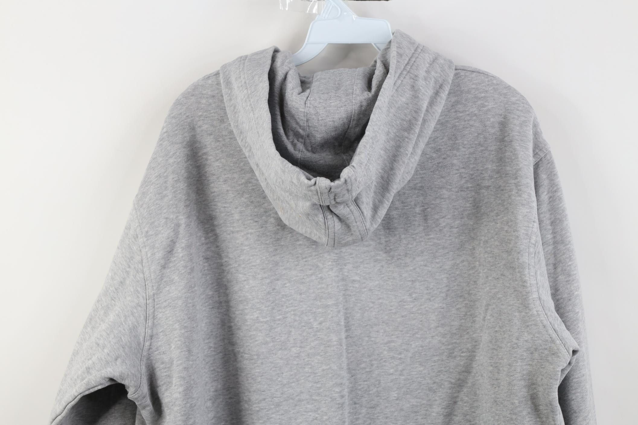 Nike Vintage Y2K Nike Center Big Swoosh Hoodie Sweatshirt Gray Size US L / EU 52-54 / 3 - 15 Thumbnail