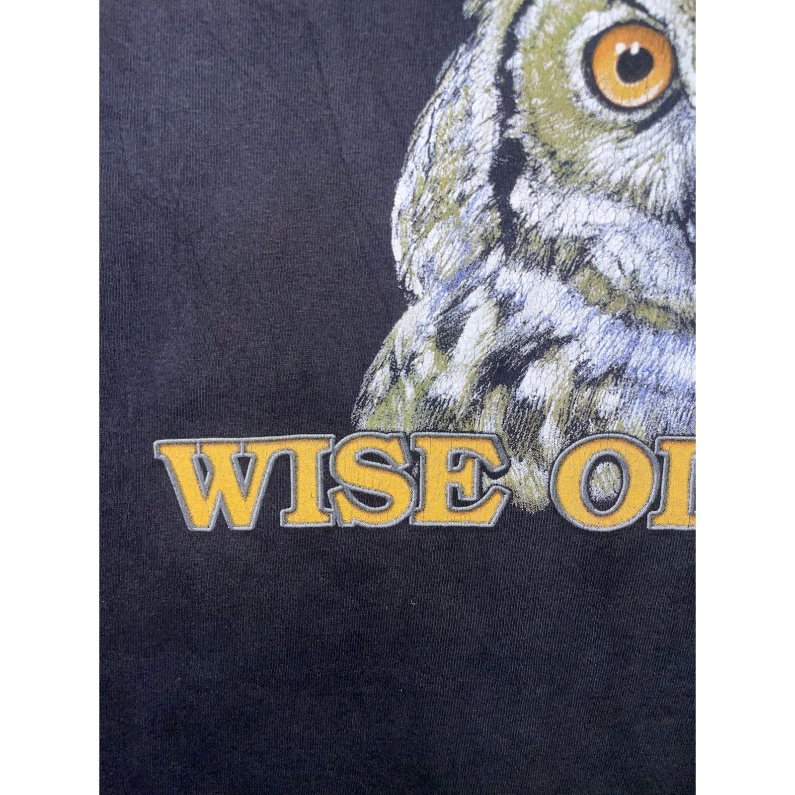 Gildan 2012 Wise Old Owl Earth Sun Moon Animal Shirt XL X-Large Size US XL / EU 56 / 4 - 3 Thumbnail
