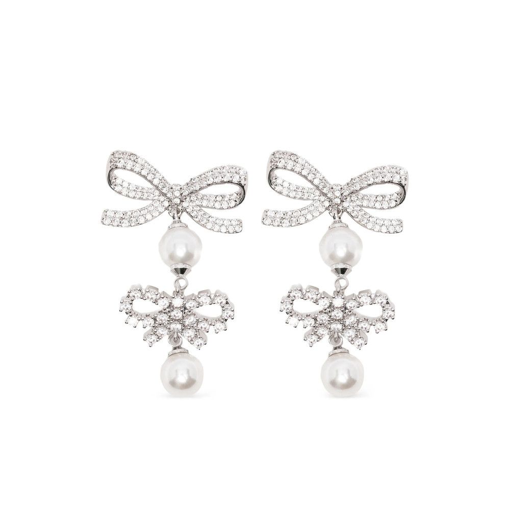 Self-Portrait Self-portrait SILVER Earrings Size ONE SIZE - 1 Thumbnail