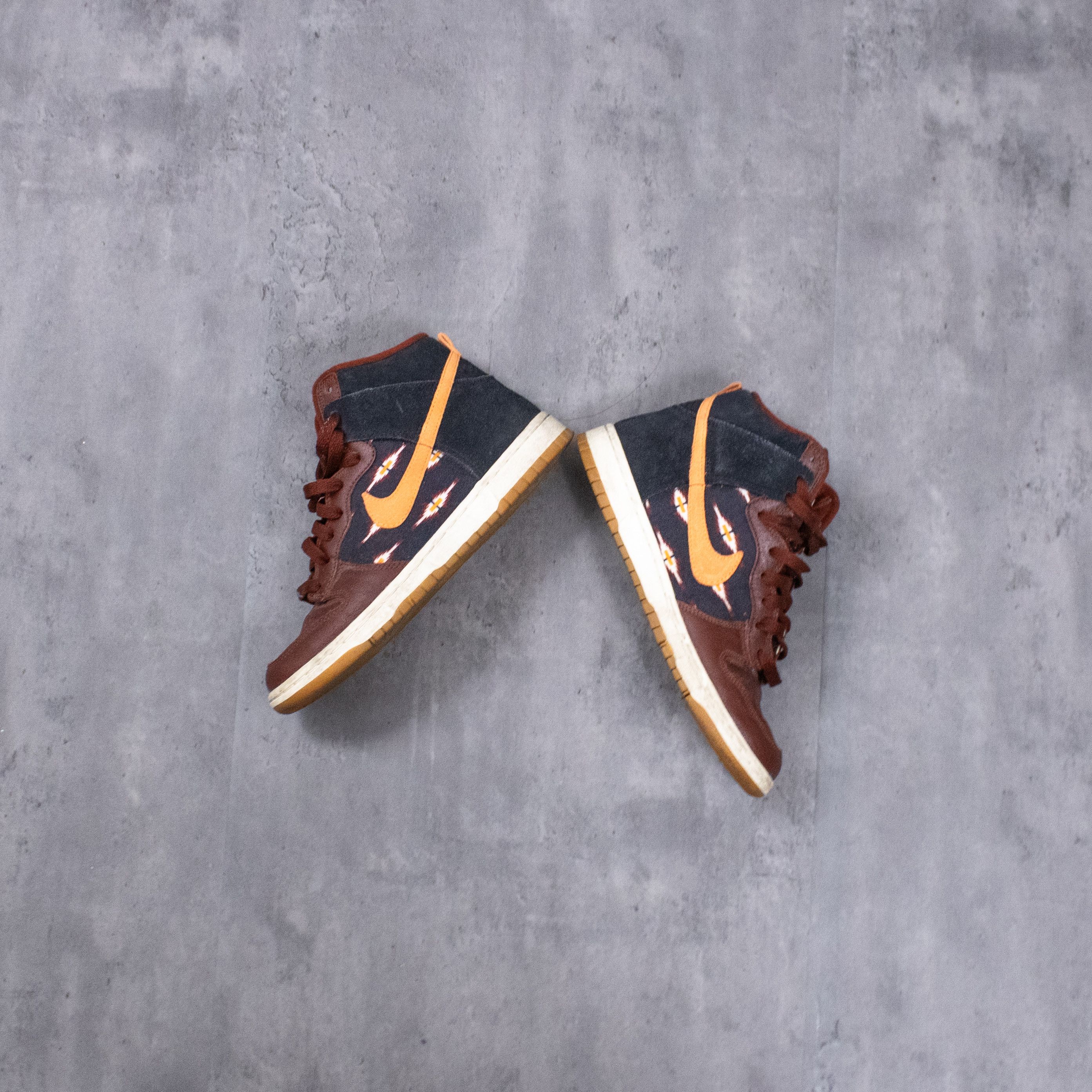 Nike Y2K 2011 Nike Aztex Dunk Hi Skinny Sneakers Shoes Size US 7.5 / IT 37.5 - 6 Thumbnail