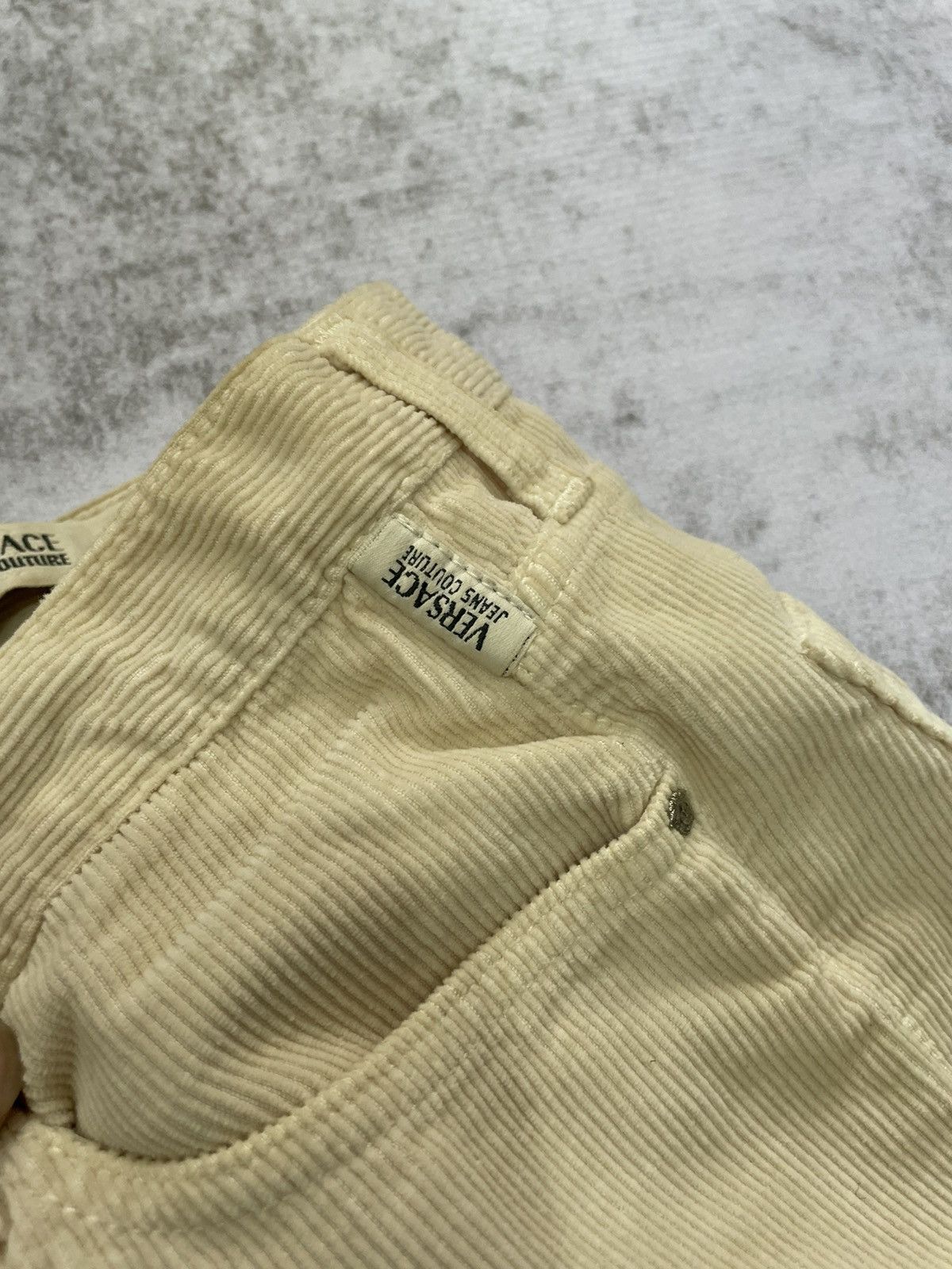 Versace × Vintage 2000s versace corudroy y2k style Size US 28 / EU 44 - 7 Thumbnail