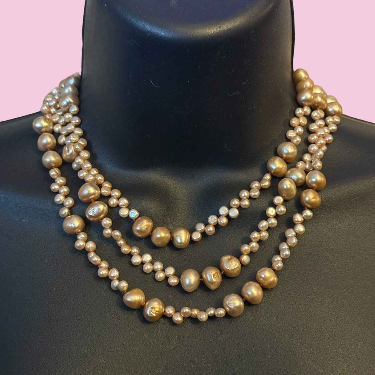 Vintage Vintage long South Sea Baroque pearl necklace Size ONE SIZE - 1 Thumbnail