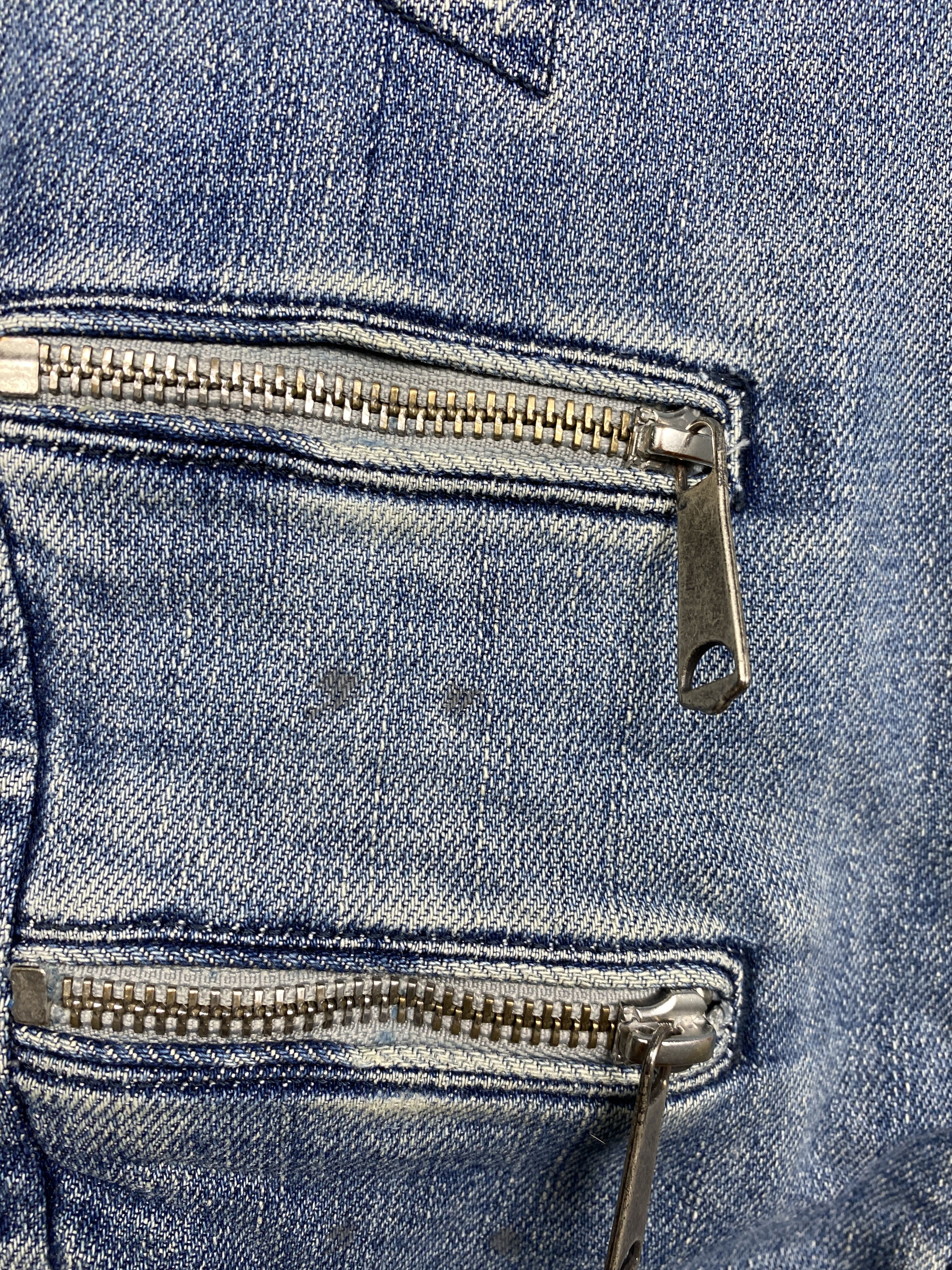 Diesel Diesel Distressed Denim Vintage Jacket Y2K Jeans Size S / US 4 / IT 40 - 4 Thumbnail