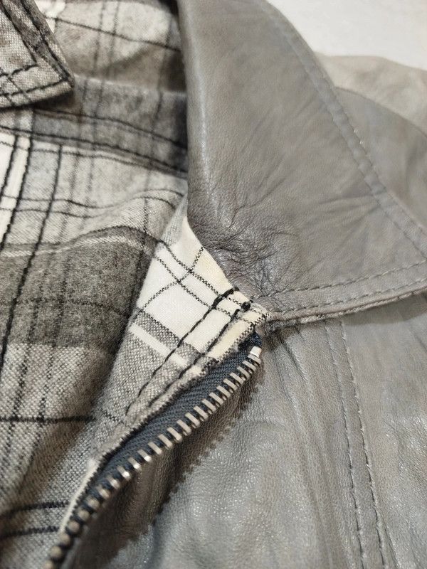 Dolce & Gabbana × Vintage Y2K D&G Boxcut Reversible Wool Leather bomber Jacket Size US L / EU 52-54 / 3 - 6 Thumbnail