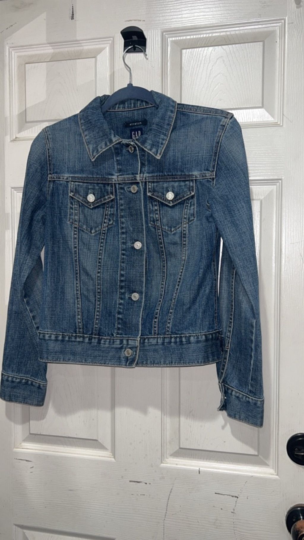 Gap Women's GAP Blue Denim Jean Jacket XS Size XS / US 0-2 / IT 36-38 - 1 Thumbnail