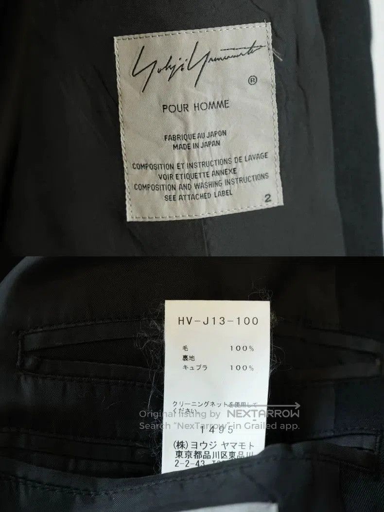Yohji Yamamoto Yohji Yamamoto Wool Jacket with Hidden Buttons. Size US M / EU 48-50 / 2 - 6 Thumbnail