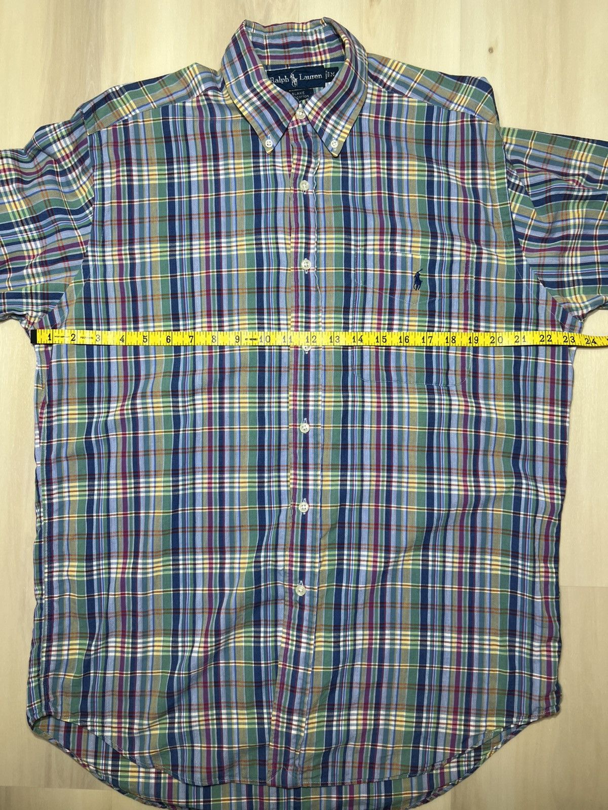 Polo Ralph Lauren Vintage Polo Ralph Lauren Plaid Button Down Shirt Sz M Blake Size US M / EU 48-50 / 2 - 6 Thumbnail