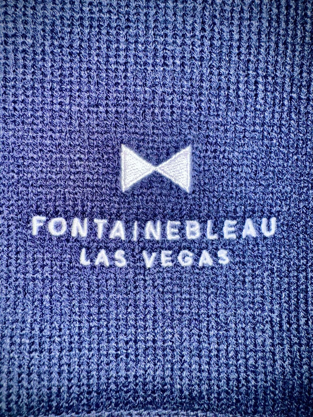 Other Navy Blue FontaineBleau Las Vegas Scarf Size ONE SIZE - 3 Thumbnail