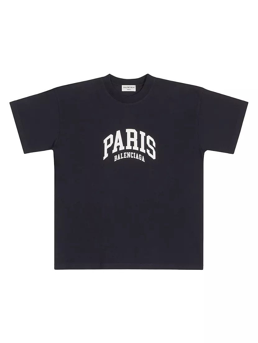 o1s1wg111024 Cities Paris T-Shirt Medium in Black