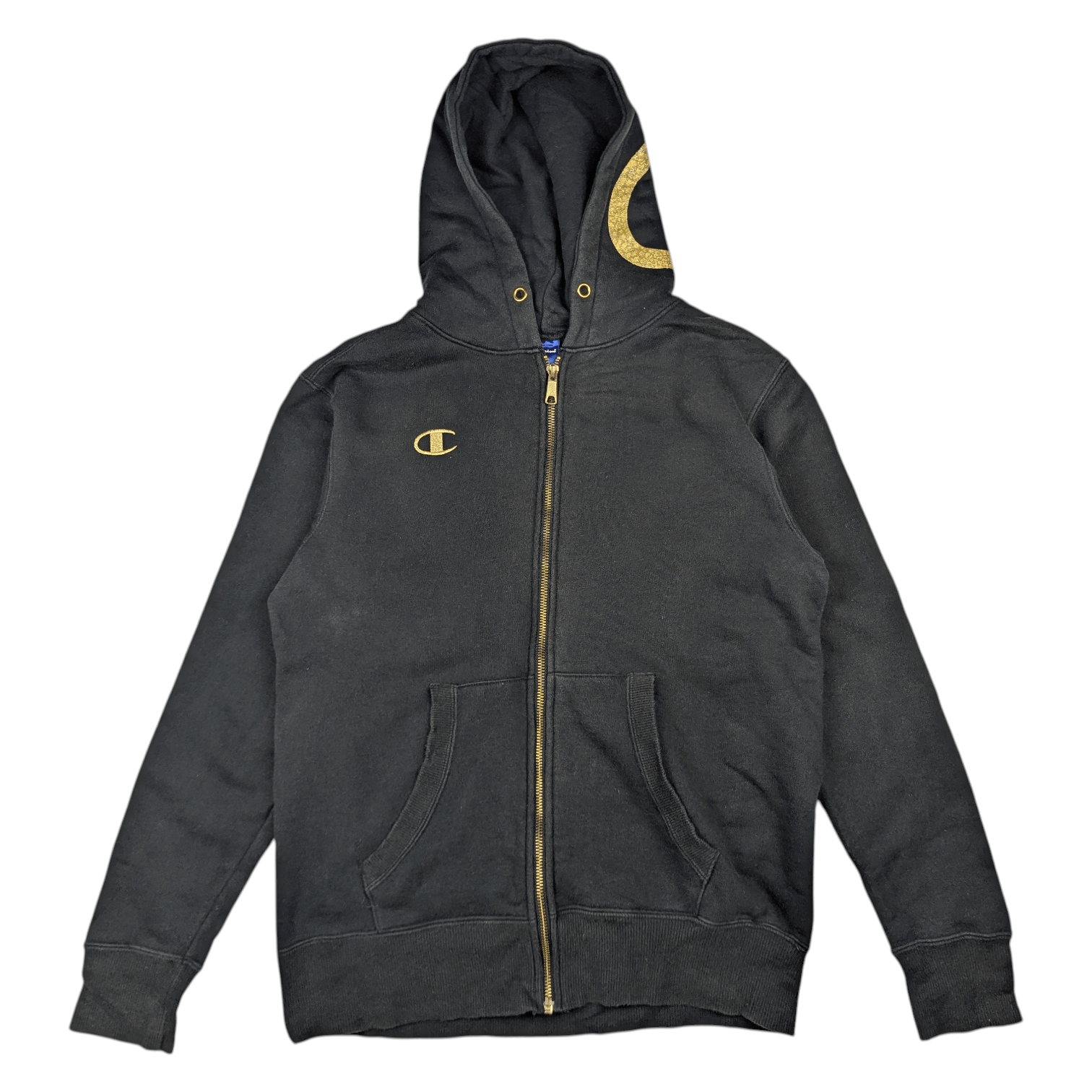 Champion CHAMPION Big Spell Out Logo Zipper Hoodie Hip Hop Size S / US 4 / IT 40 - 4 Thumbnail