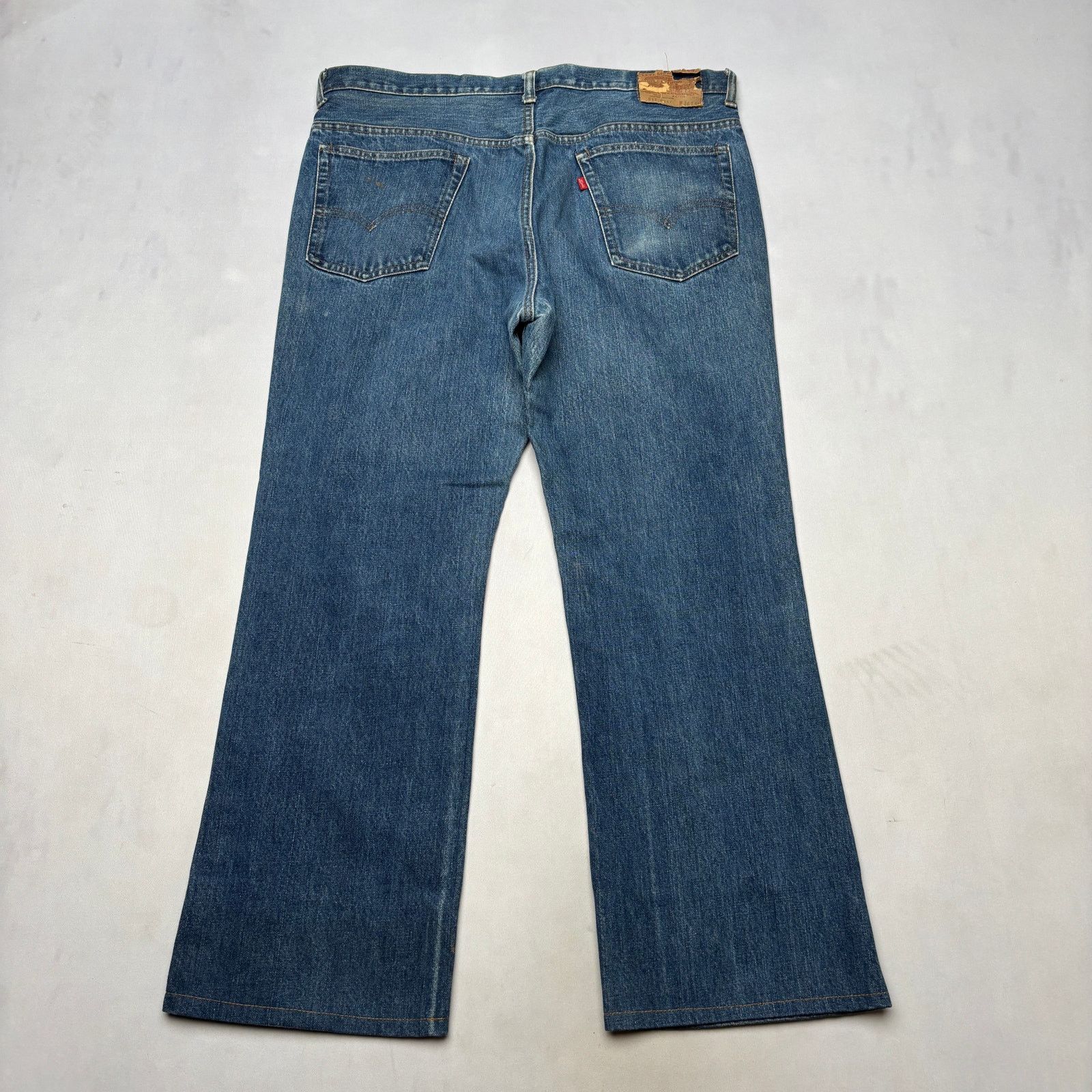 Levi's Vintage 70s Levi's 517 0217 Jeans Men's 36x28 Talon Flare Size US 36 / EU 52 - 3 Thumbnail