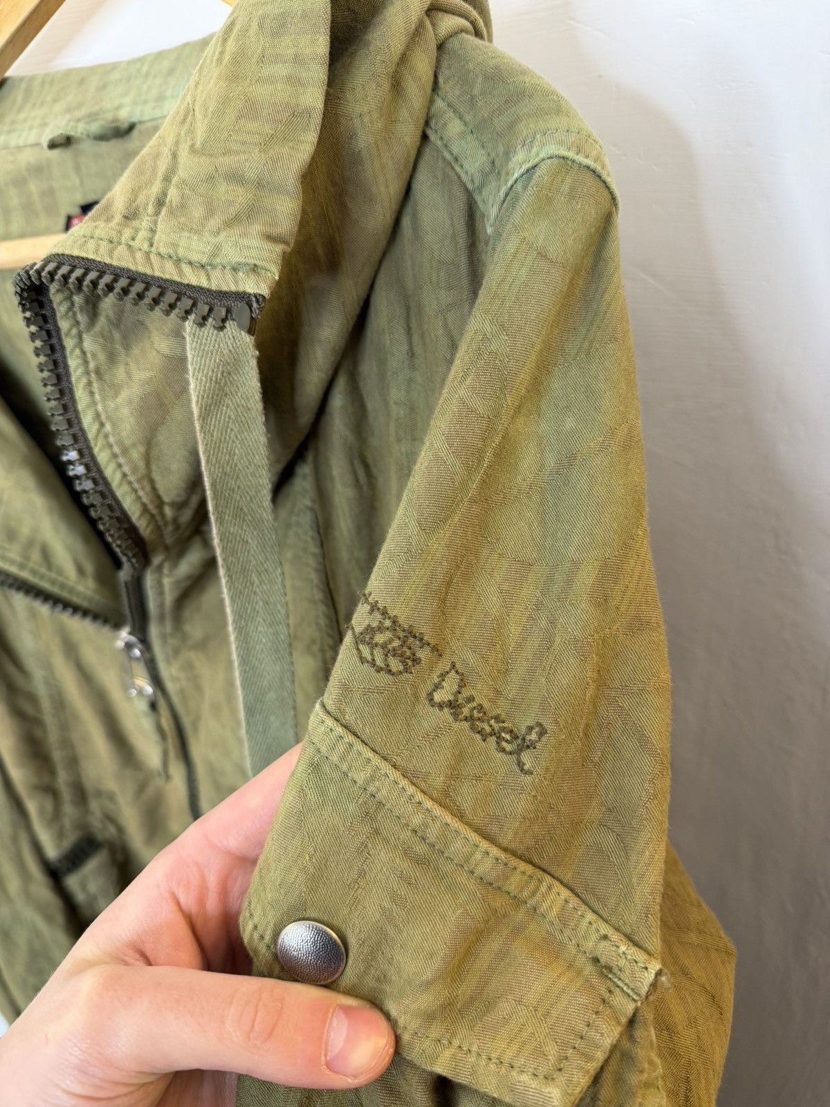 Diesel Archive Vintage 00s Diesel Utility Coat Jacket Avant-Garde Size US M / EU 48-50 / 2 - 12 Thumbnail
