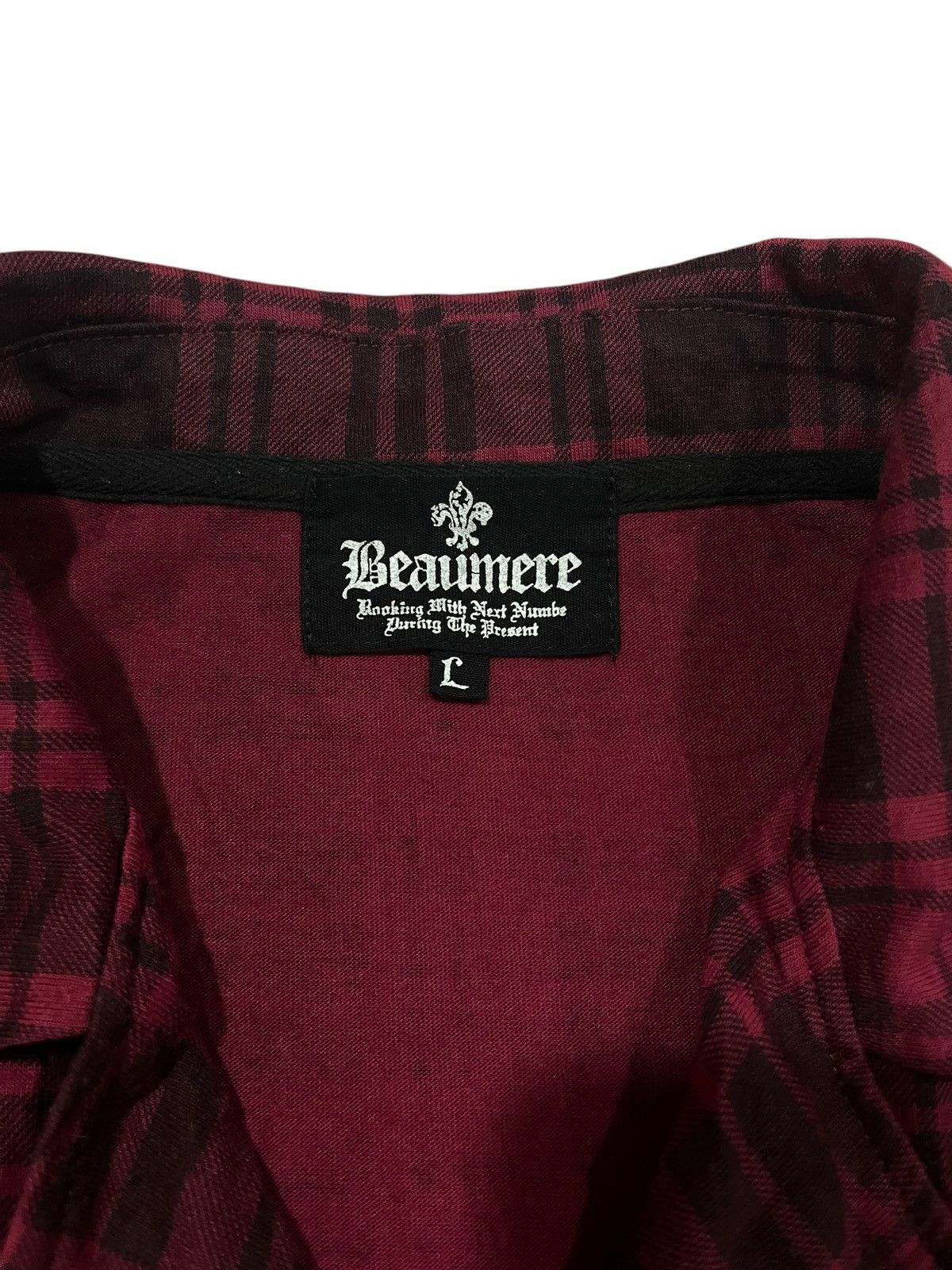 If Six Was Nine 🇯🇵 BEAUMERE PUNK GOTHIC DOUBLE COLLAR VEST Size US L / EU 52-54 / 3 - 5 Thumbnail