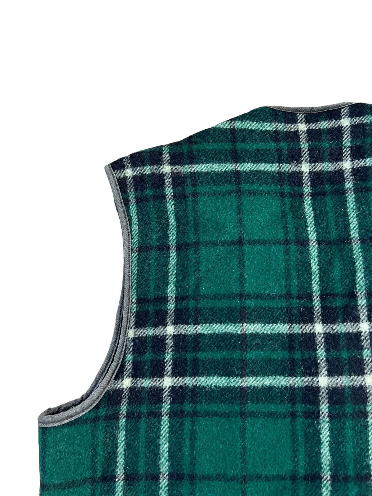 Vintage Vintage 80s Woolrich Wool Plaid Four Pocket Vest Size US M / EU 48-50 / 2 - 13 Thumbnail