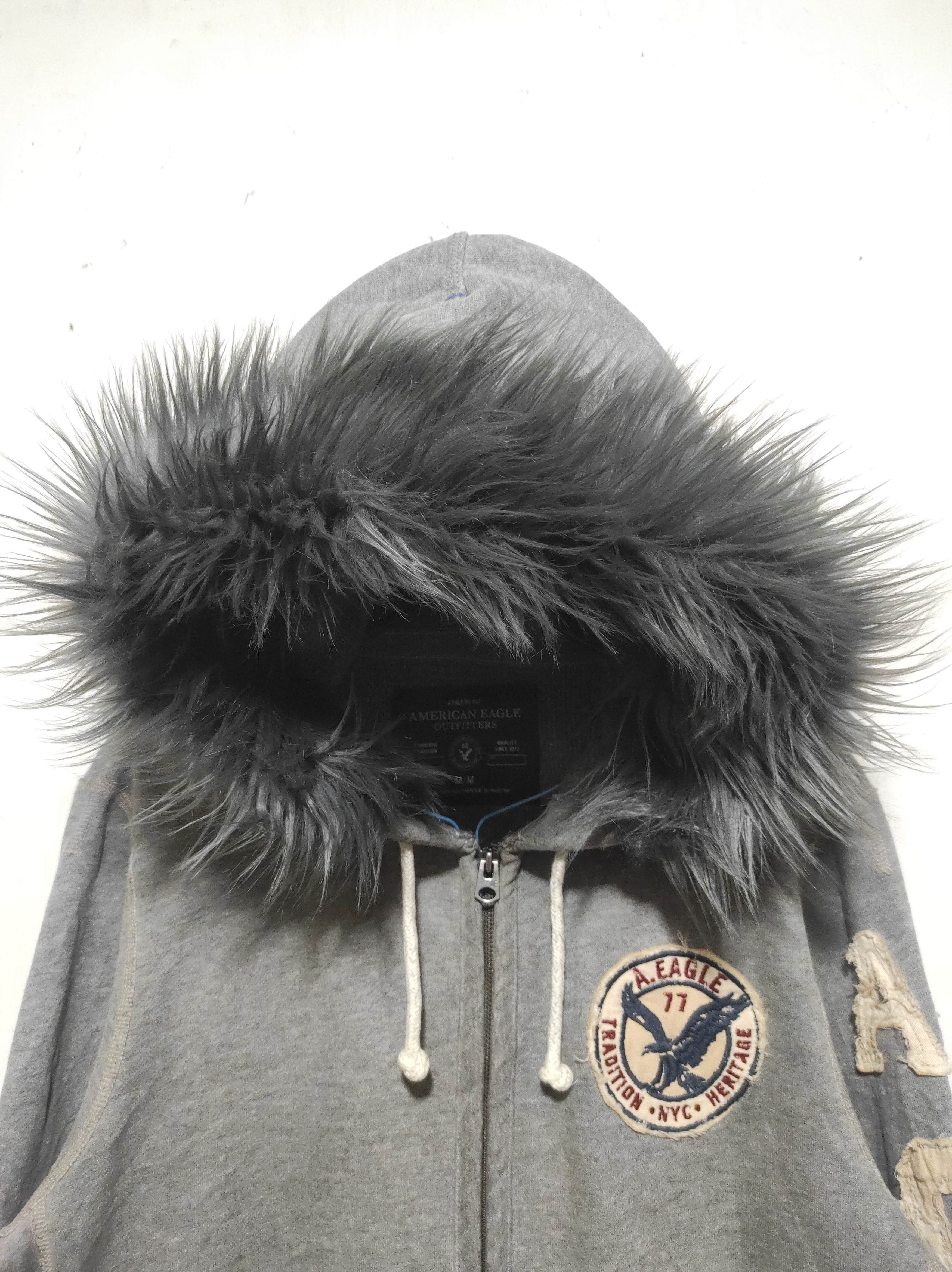 Hysteric Glamour American Eagle Zipper Fur Hoodie IfSixWasNine LGB style Size US M / EU 48-50 / 2 - 3 Thumbnail