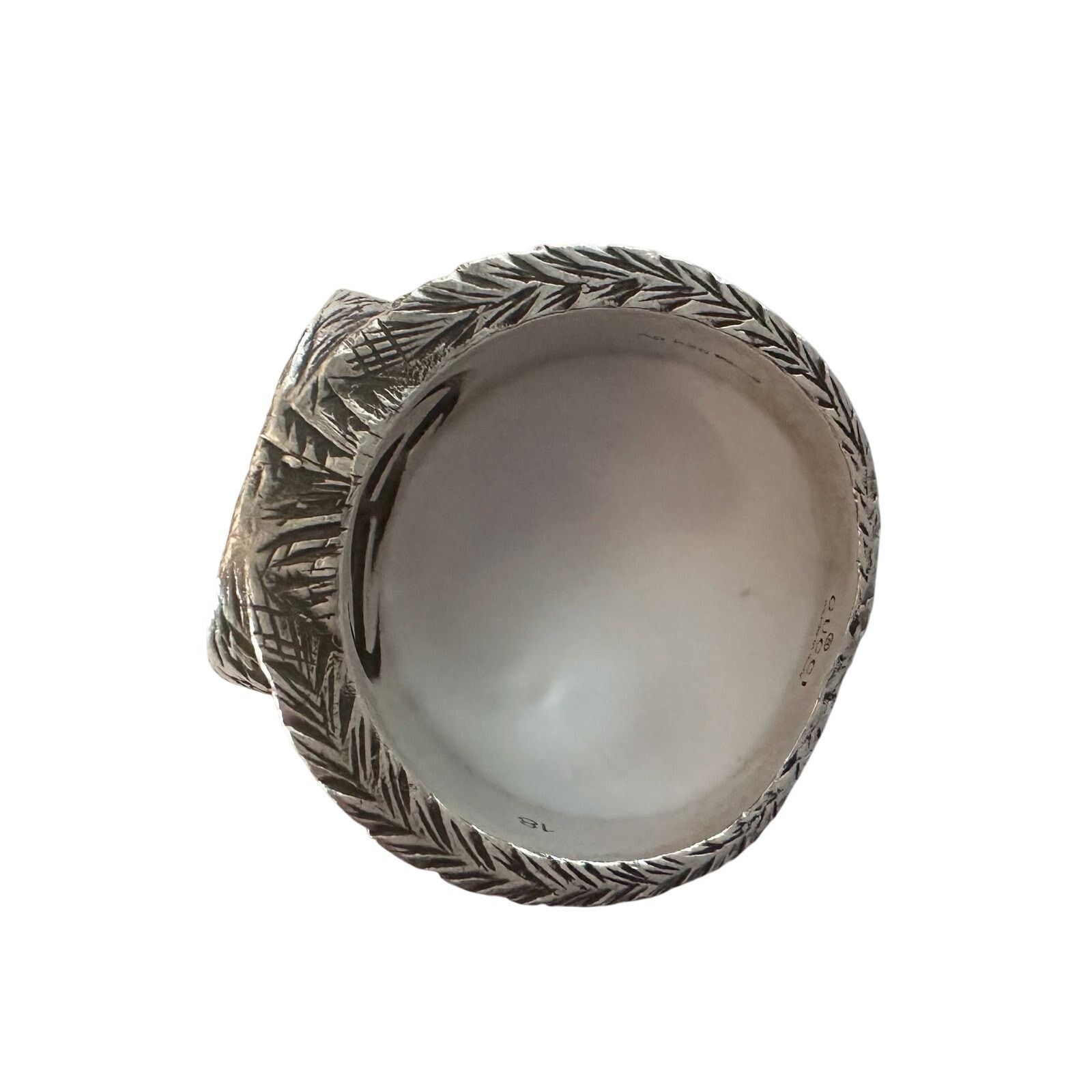 Gucci Gucci Interlocking G Arabesque Ring Sterling Silver Size ONE SIZE - 10 Thumbnail
