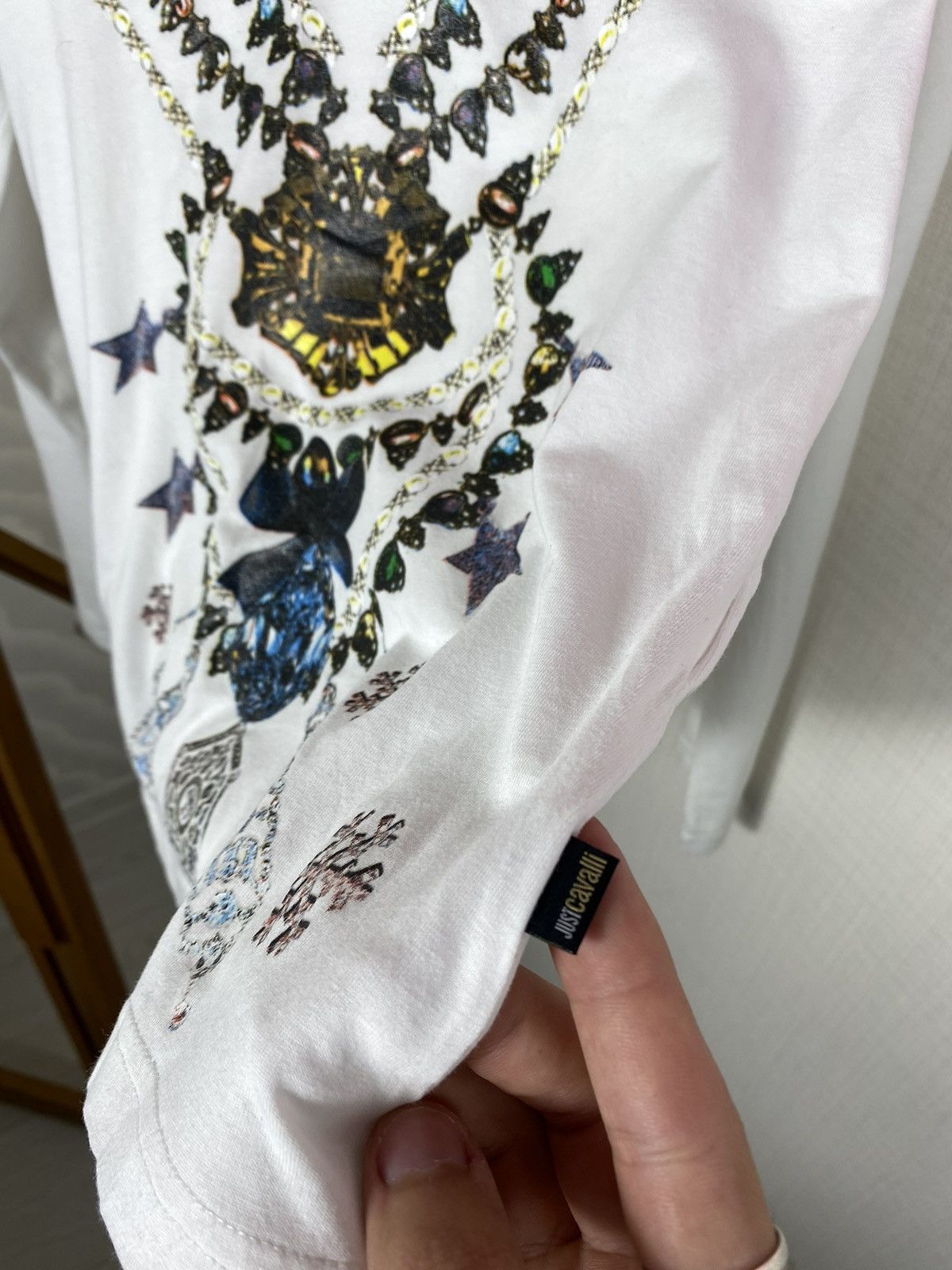 Just Cavalli × Vintage Just Cavalli Woman Long Sleeve 05S Size M / US 6-8 / IT 42-44 - 4 Thumbnail