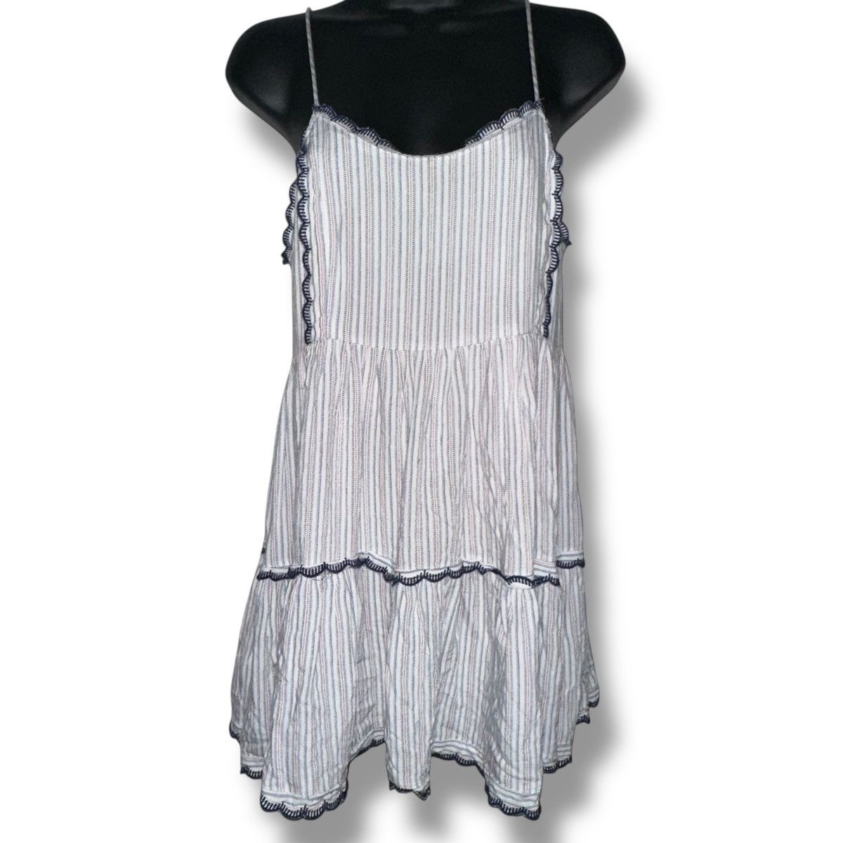 Urban Outfitters Urban Outfitters Hannah scalloped babydoll mini dress Size S / US 4 / IT 40 - 3 Thumbnail
