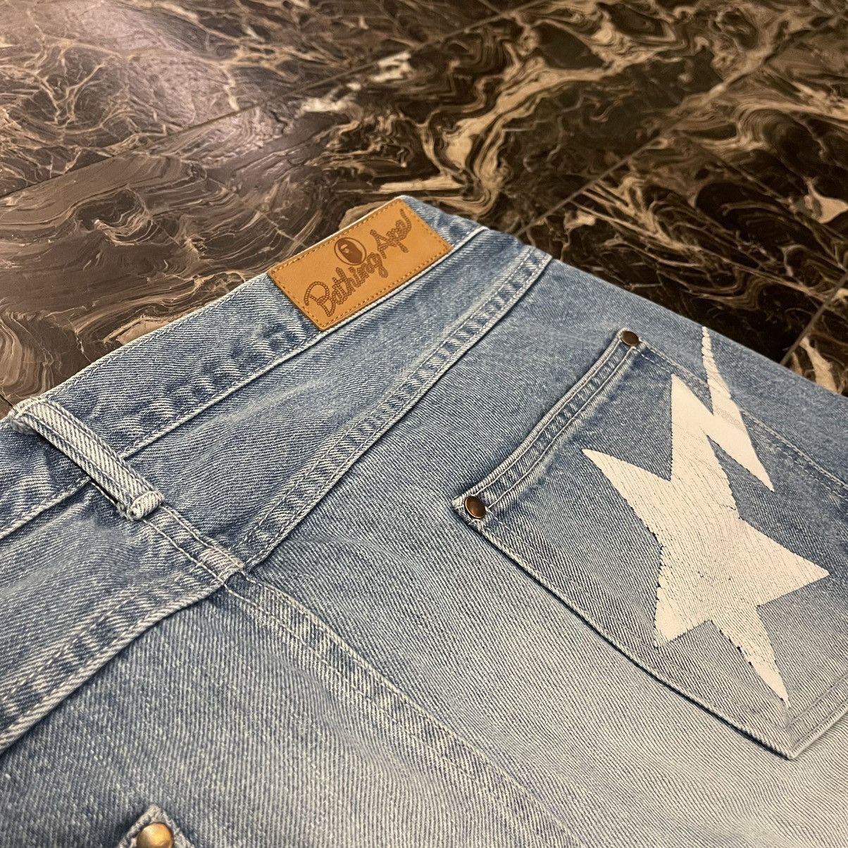 Bape Y2K style New gen Bape Sta jeans Size US 34 / EU 50 - 3 Thumbnail